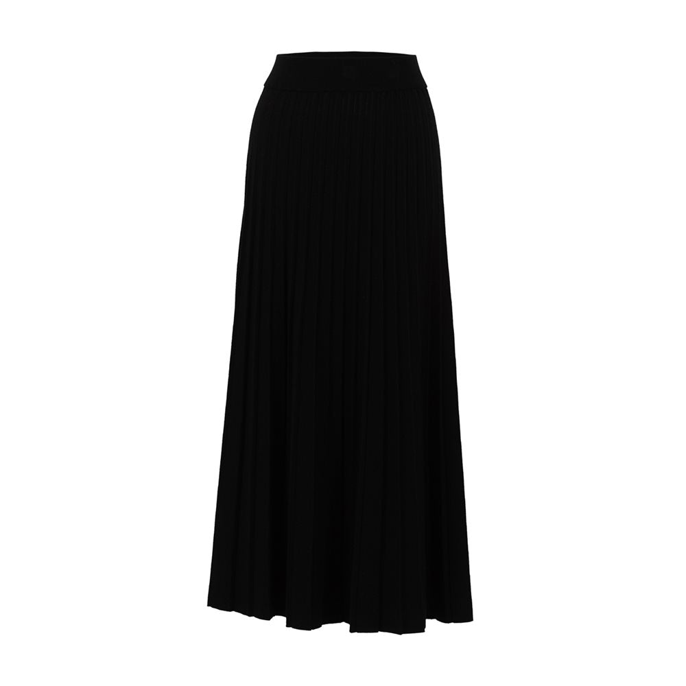 Marble Pleated Knit Skirt