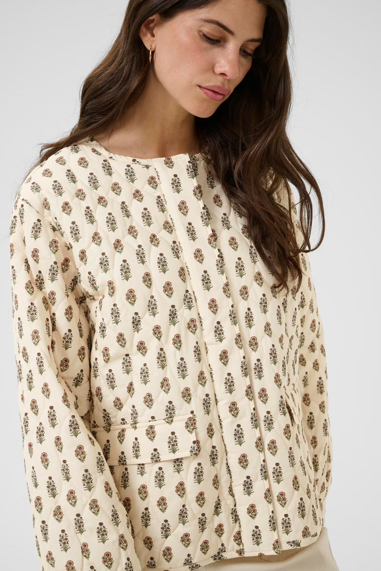 Cream Trakkie Casual Jacket