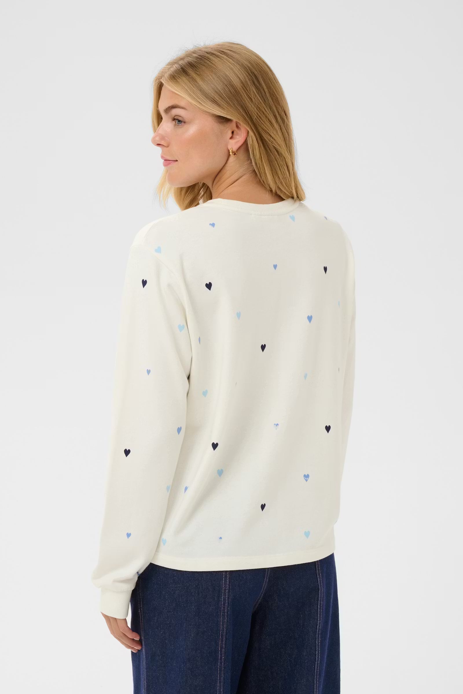 Saint Tropez Johanni Hearts Sweatshirt
