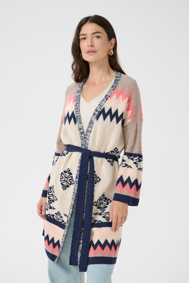 Cream Culio Knit Cardigan