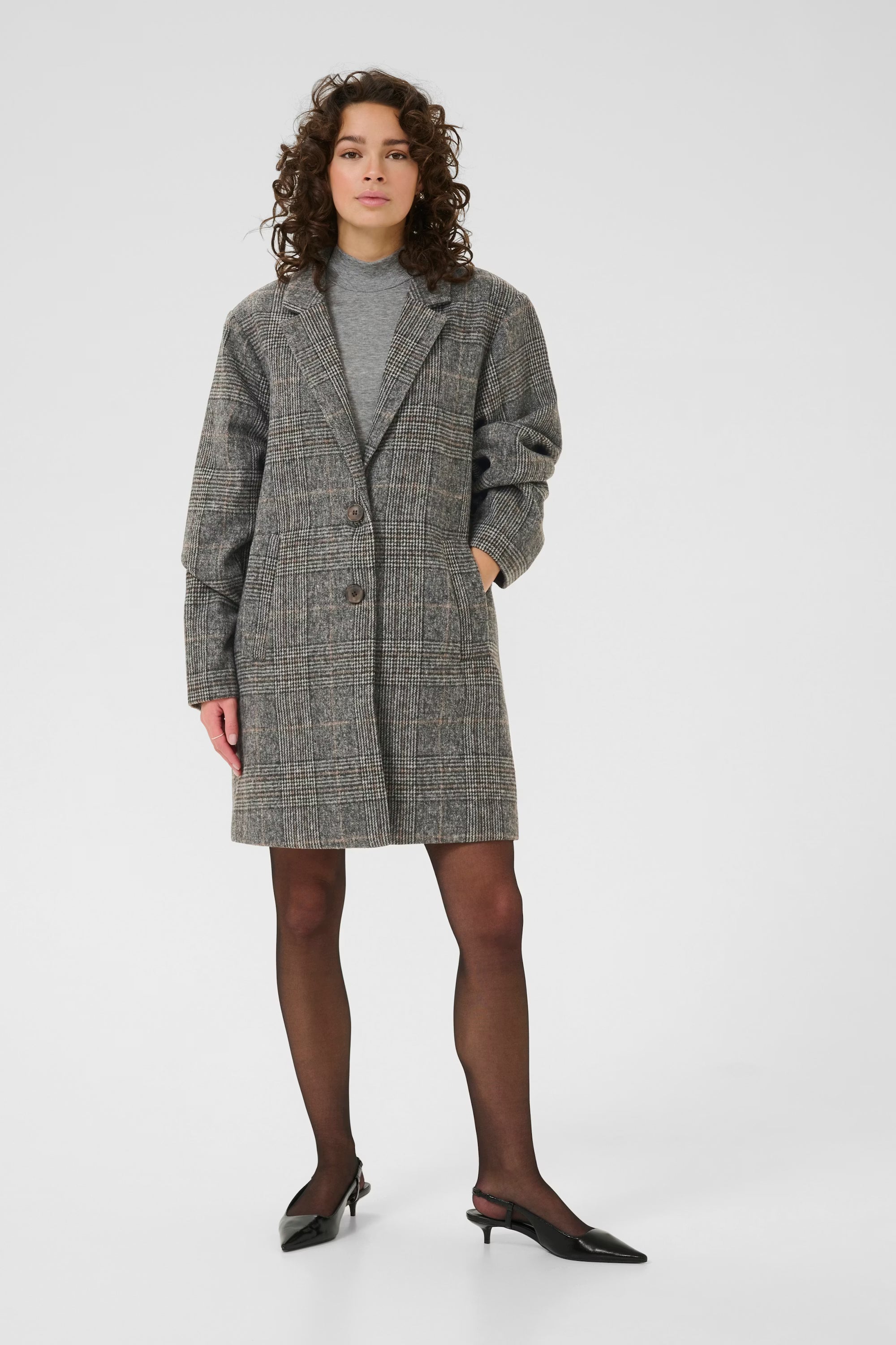 Kaffe KA Vivian Checked Jacket