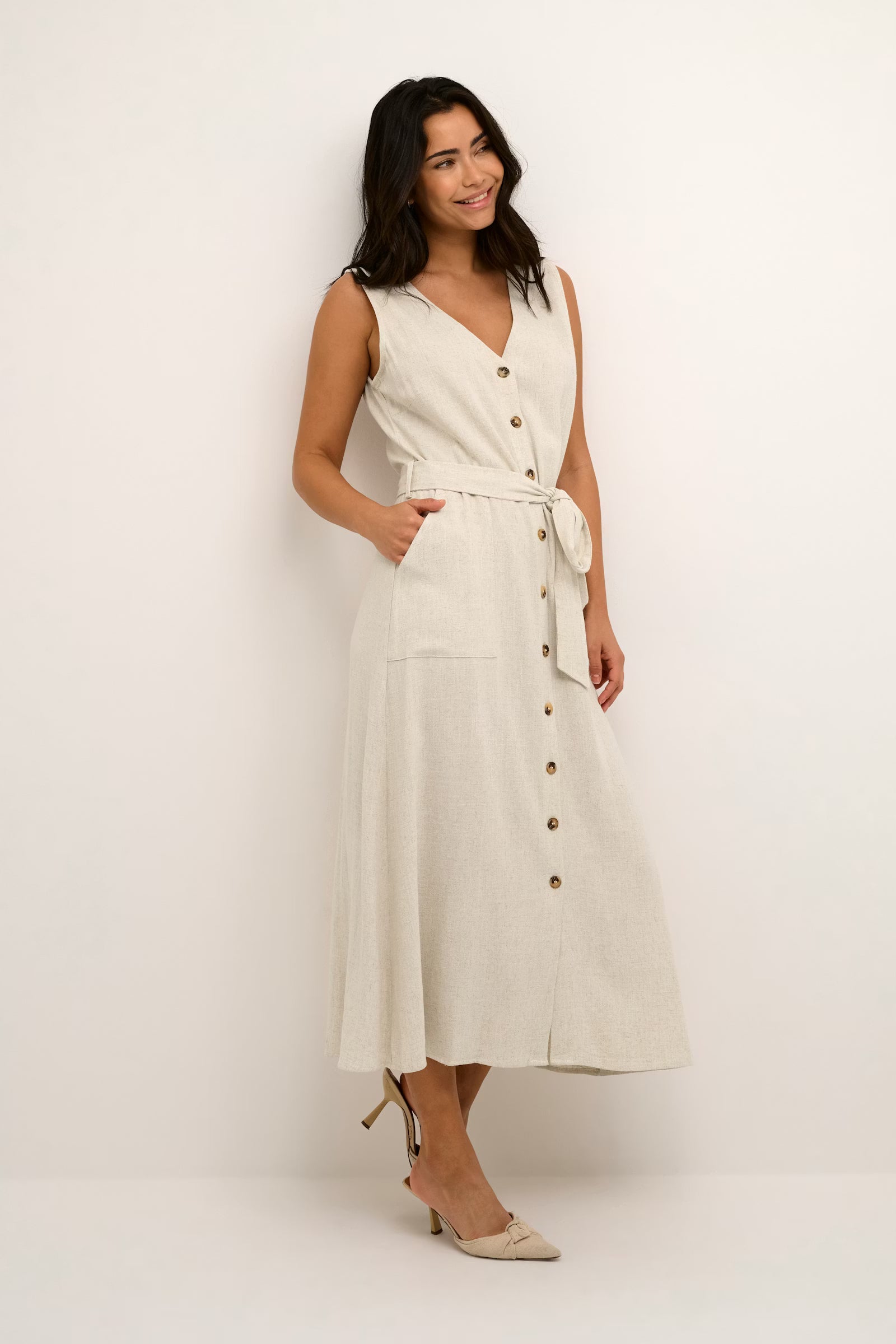 Kaffe Liny Linen Dress