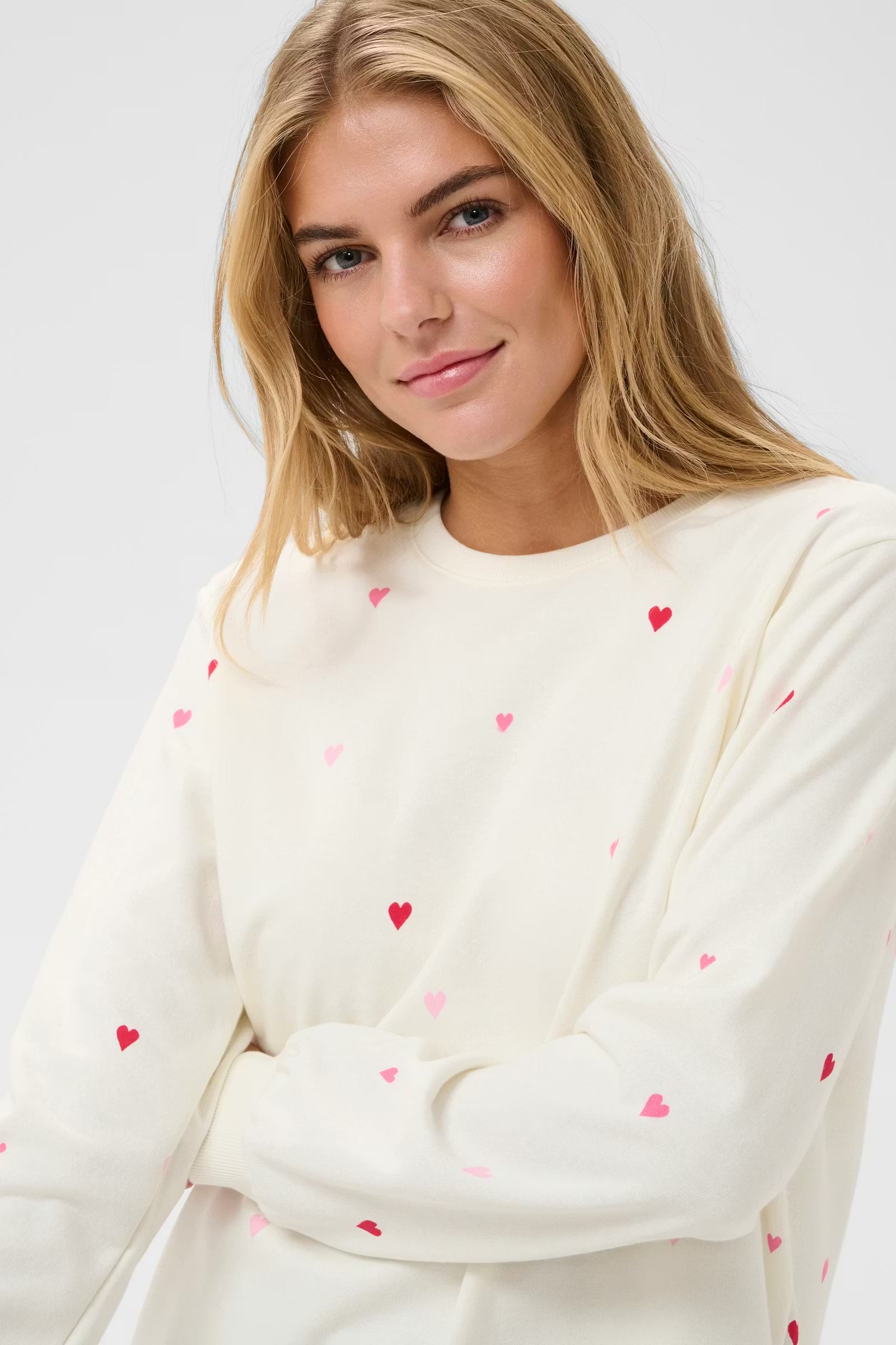 Saint Tropez Johanni Hearts Sweatshirt