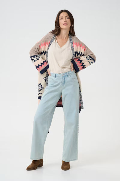 Cream Culio Knit Cardigan