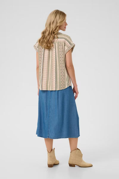 Cream CRSola Blouse