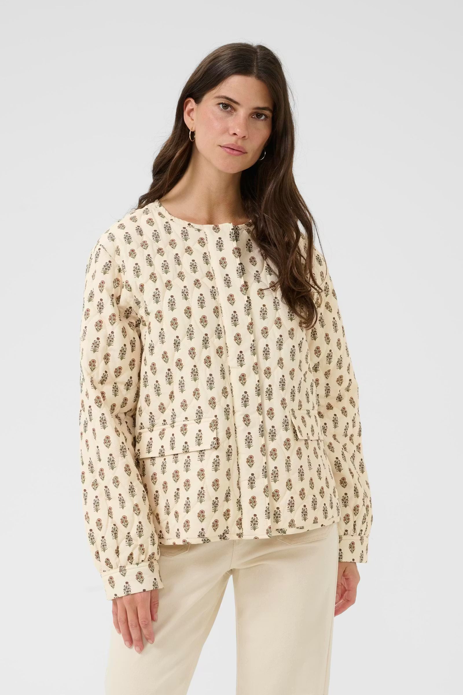 Cream Trakkie Casual Jacket