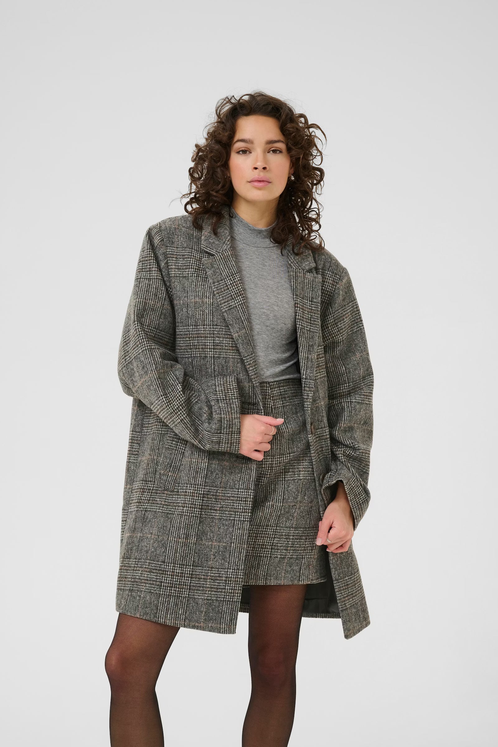 Kaffe KA Vivian Checked Jacket