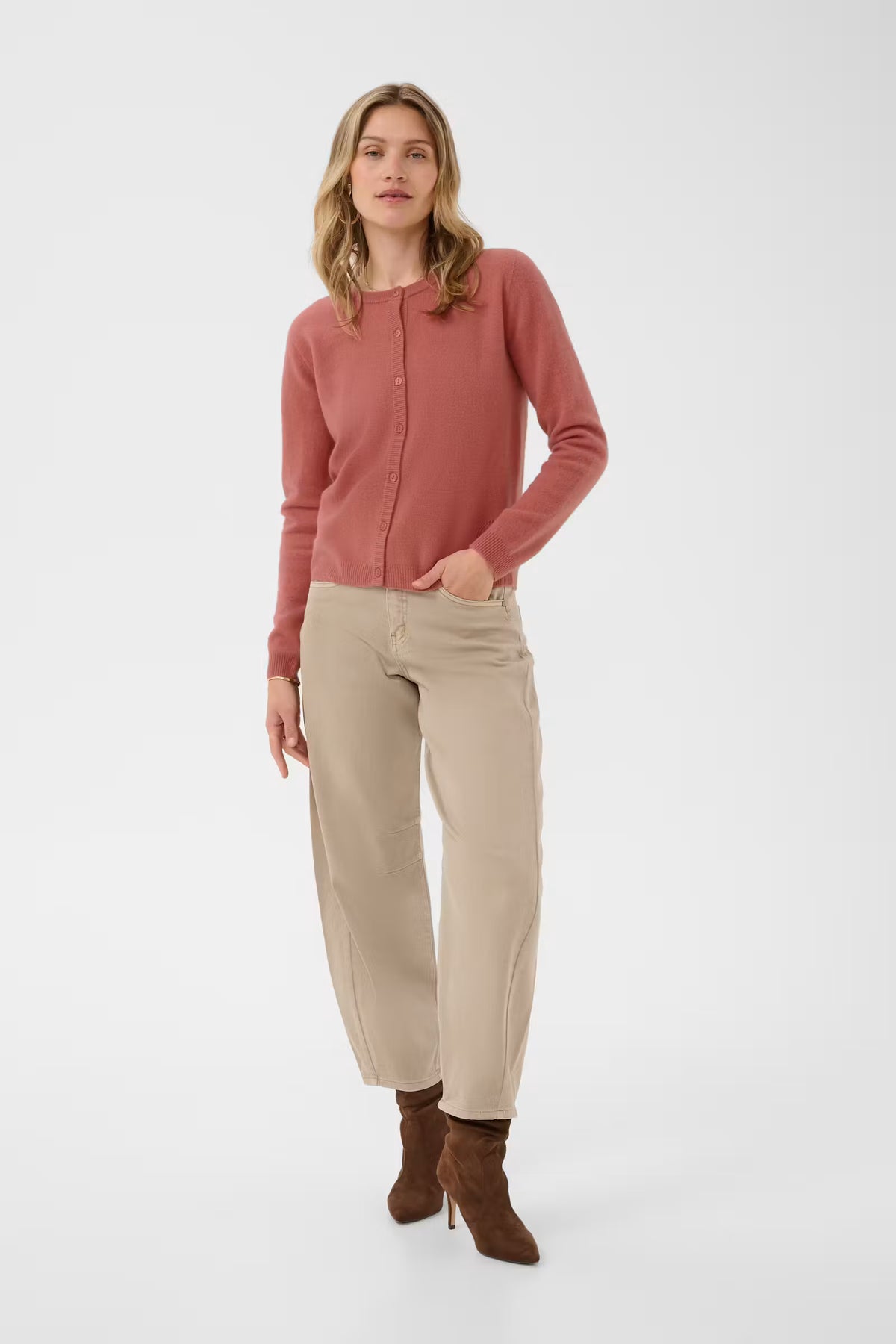 Cream Mela Cardigan