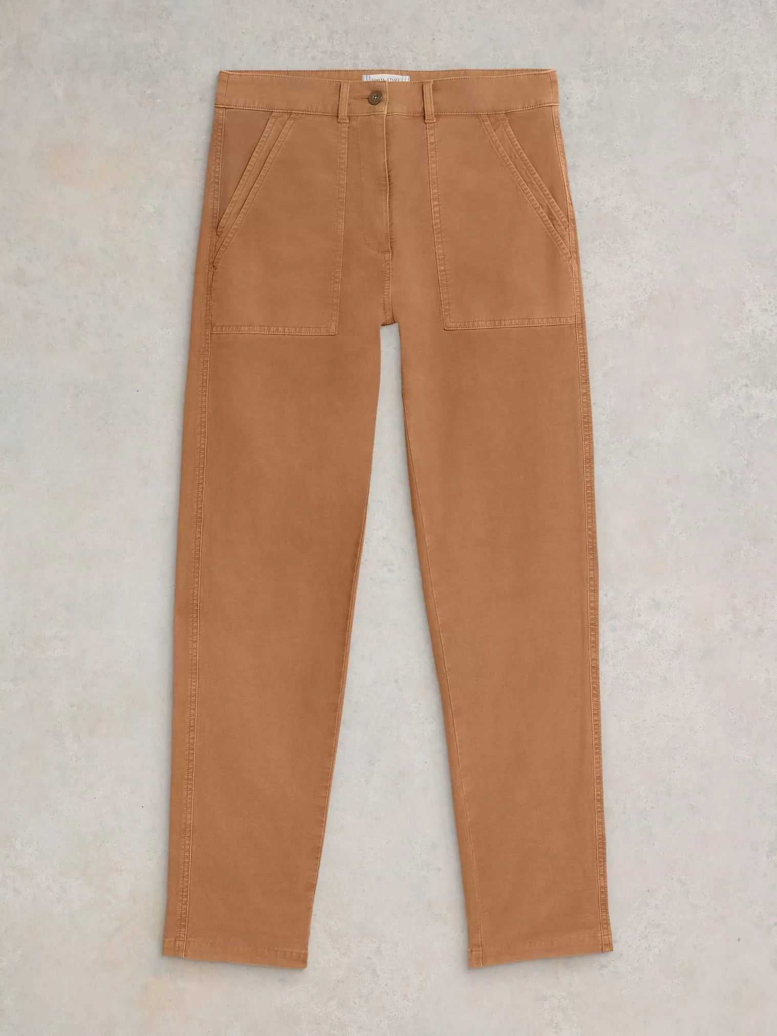 White Stuff Twister Chino Trouser , Mid Tan