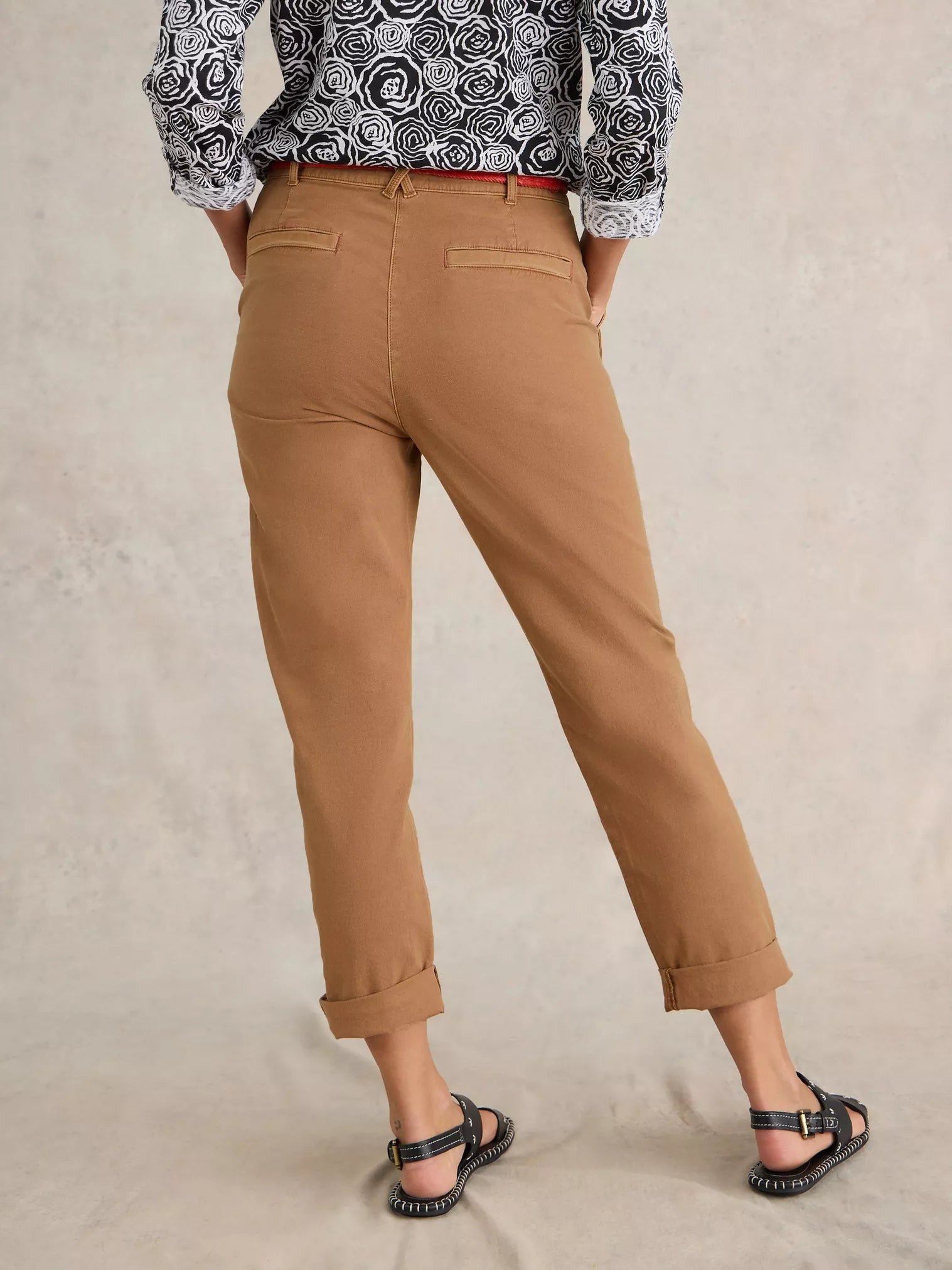 White Stuff Twister Chino Trouser , Mid Tan