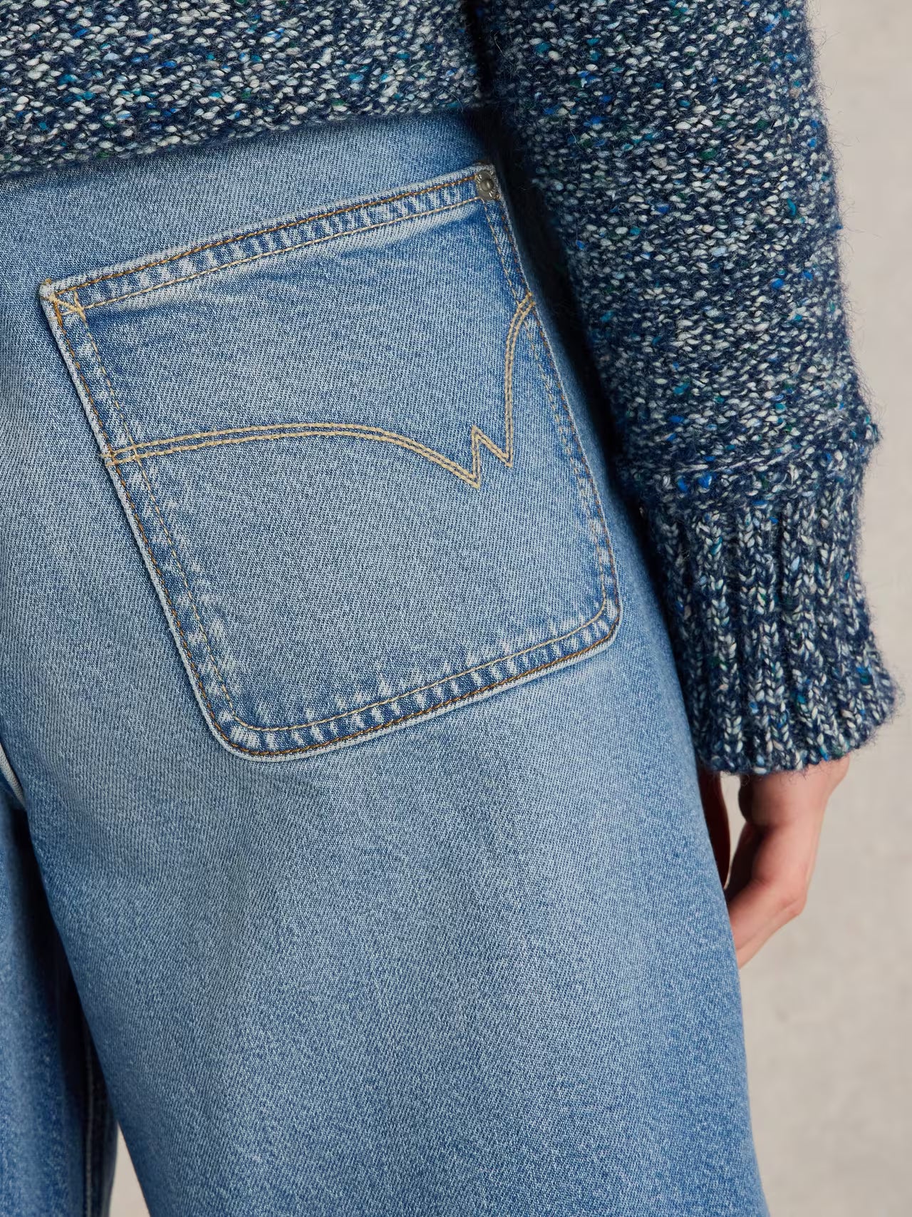 White Stuff Tia Wide Leg Crop Jean