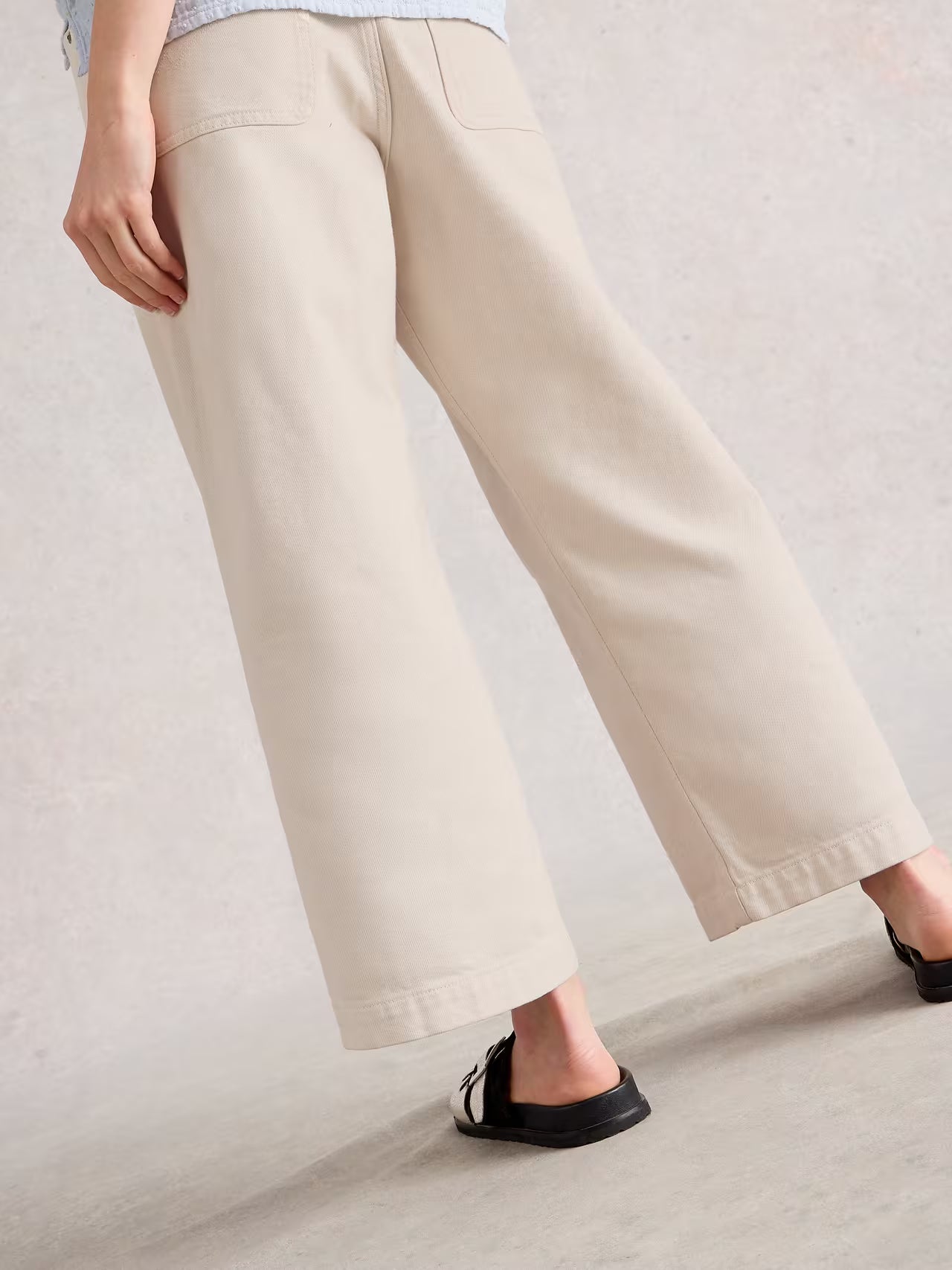 White Stuff Tia Wide Leg Crop Jean
