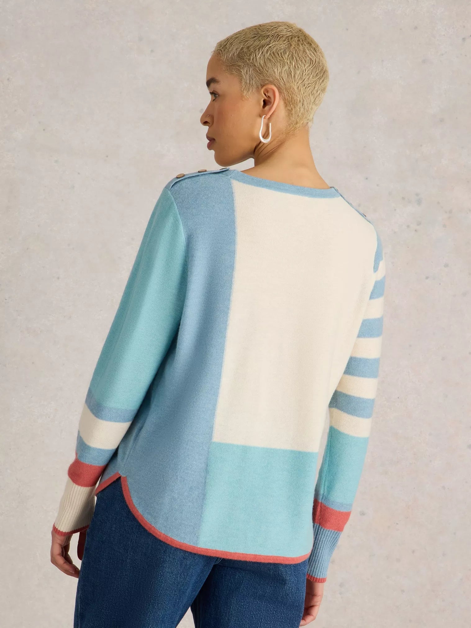 White Stuff Emma Colourblock Jumper