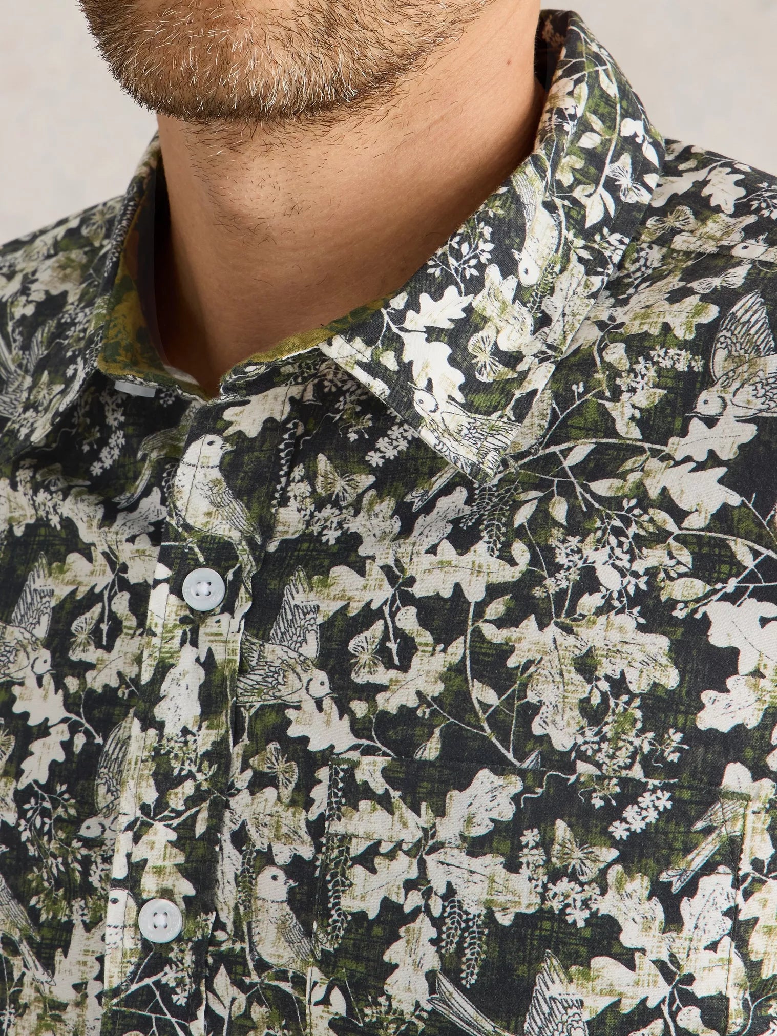 White Stuff Hawthorn Bird Shirt