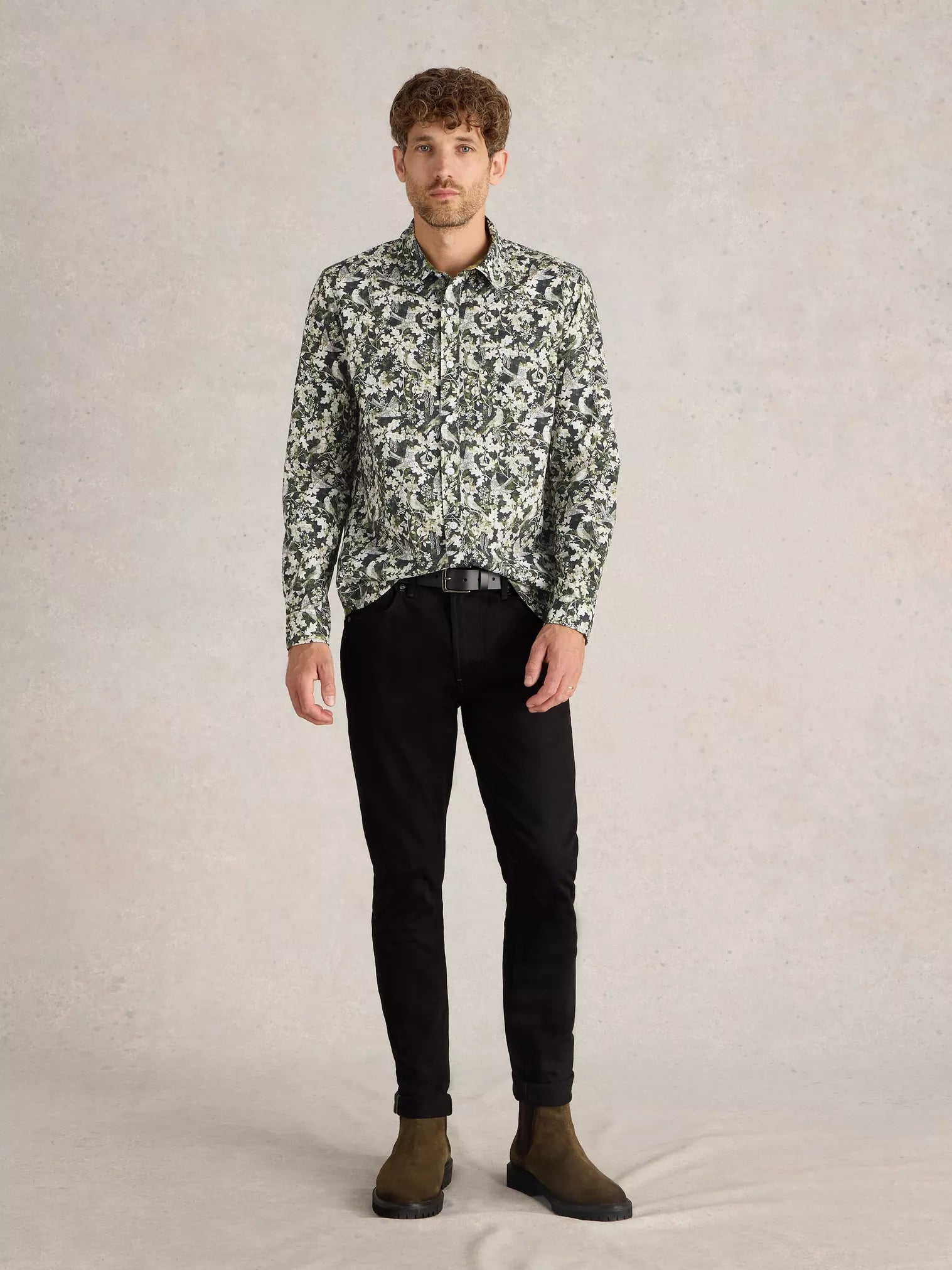 White Stuff Hawthorn Bird Shirt