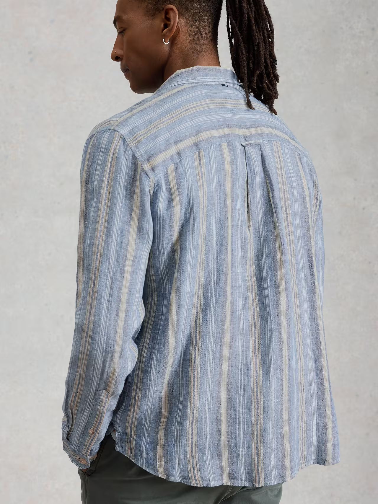White Stuff Keswick Stripe Linen Shirt