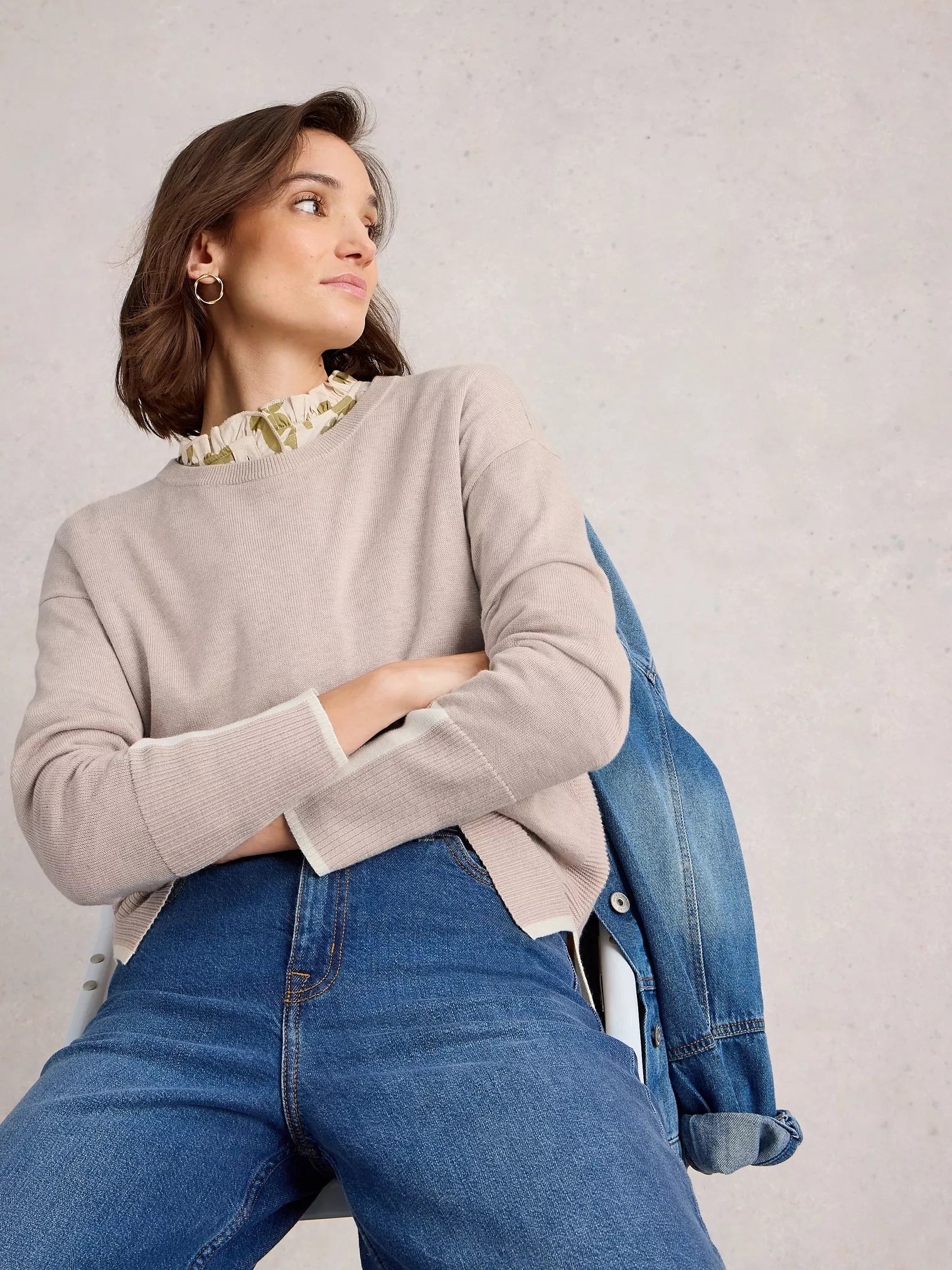 White Stuff Olive Jumper