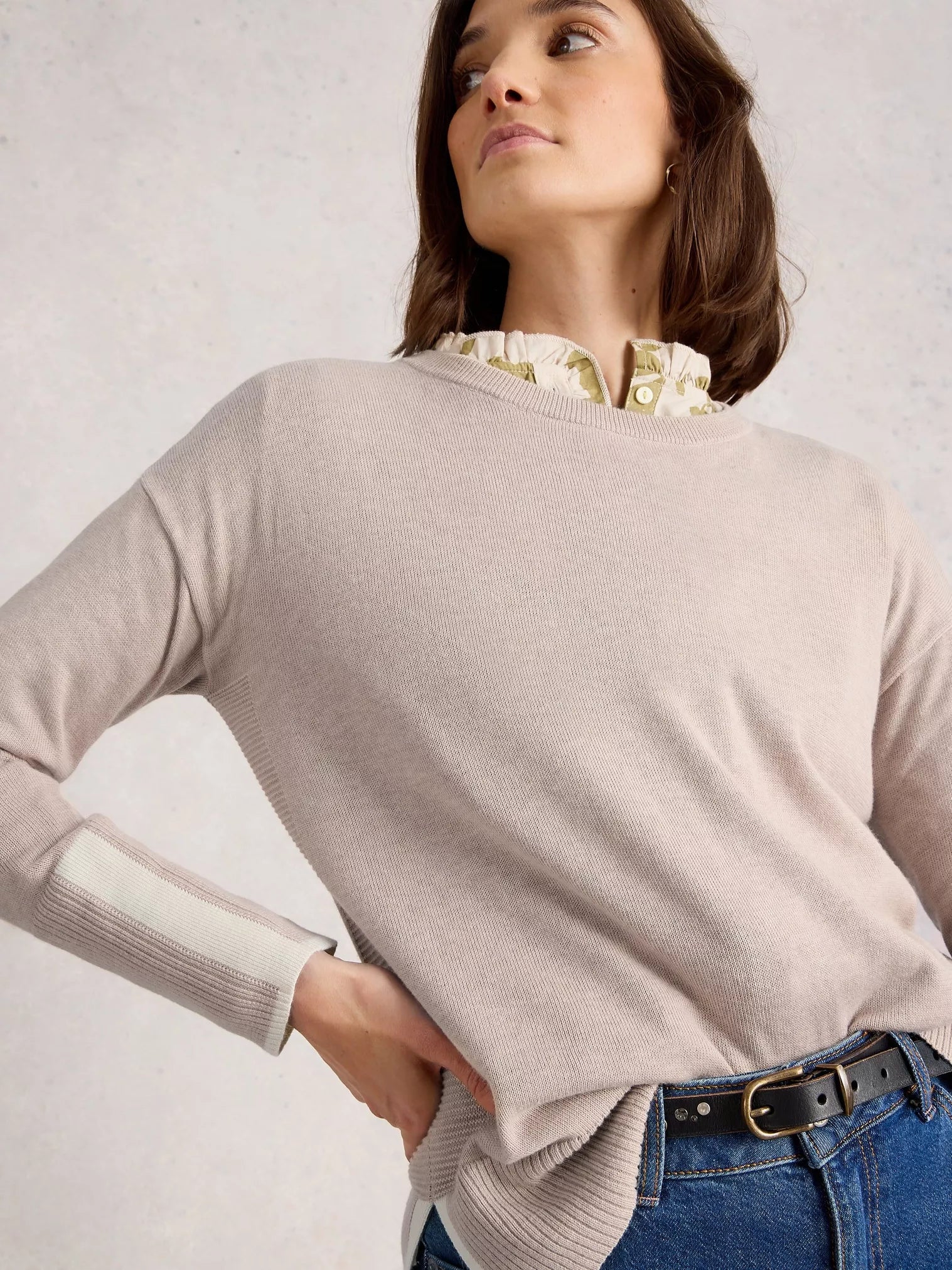 White Stuff Olive Jumper