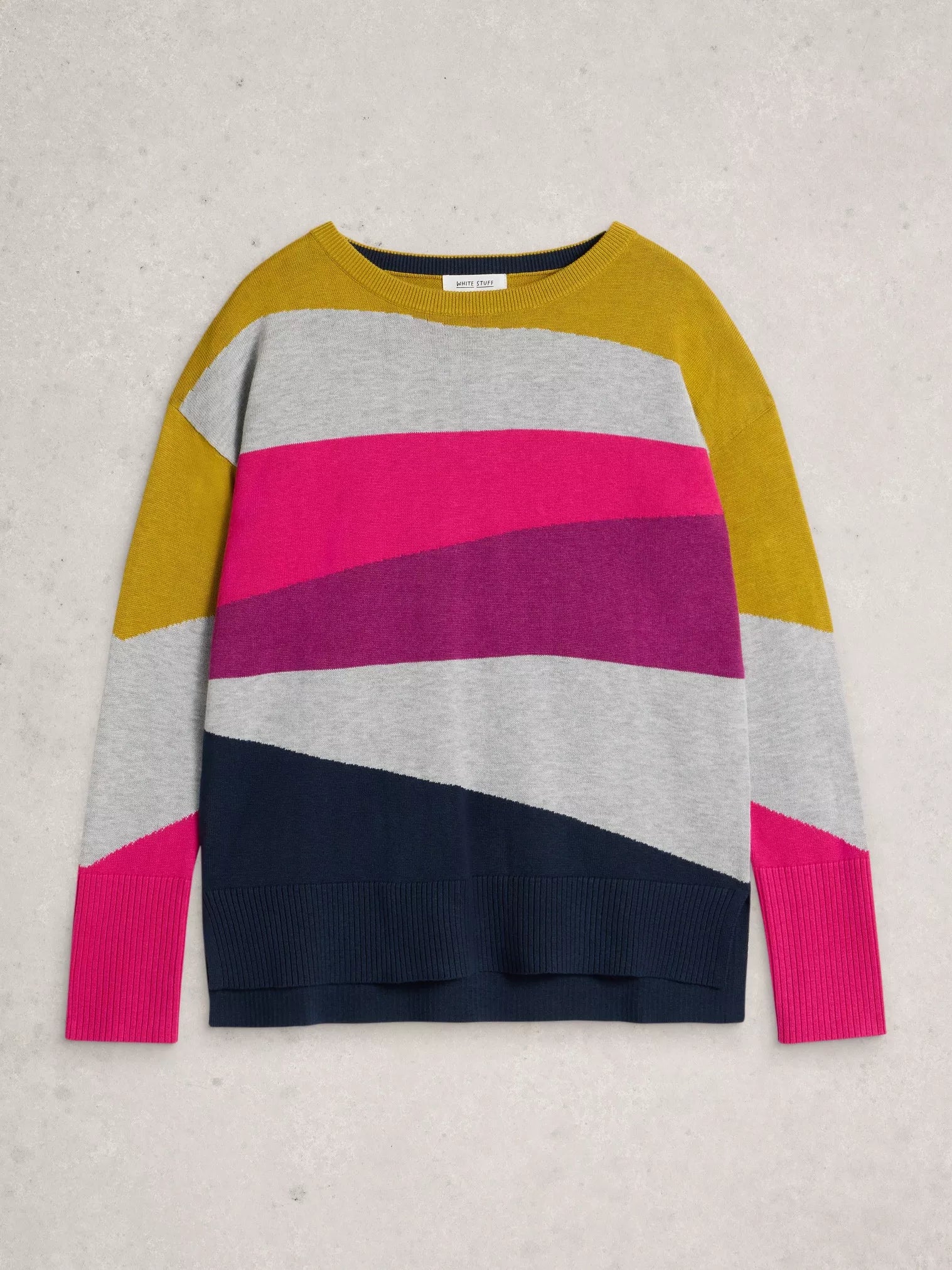 White Stuff Olive Colourblock Jumper