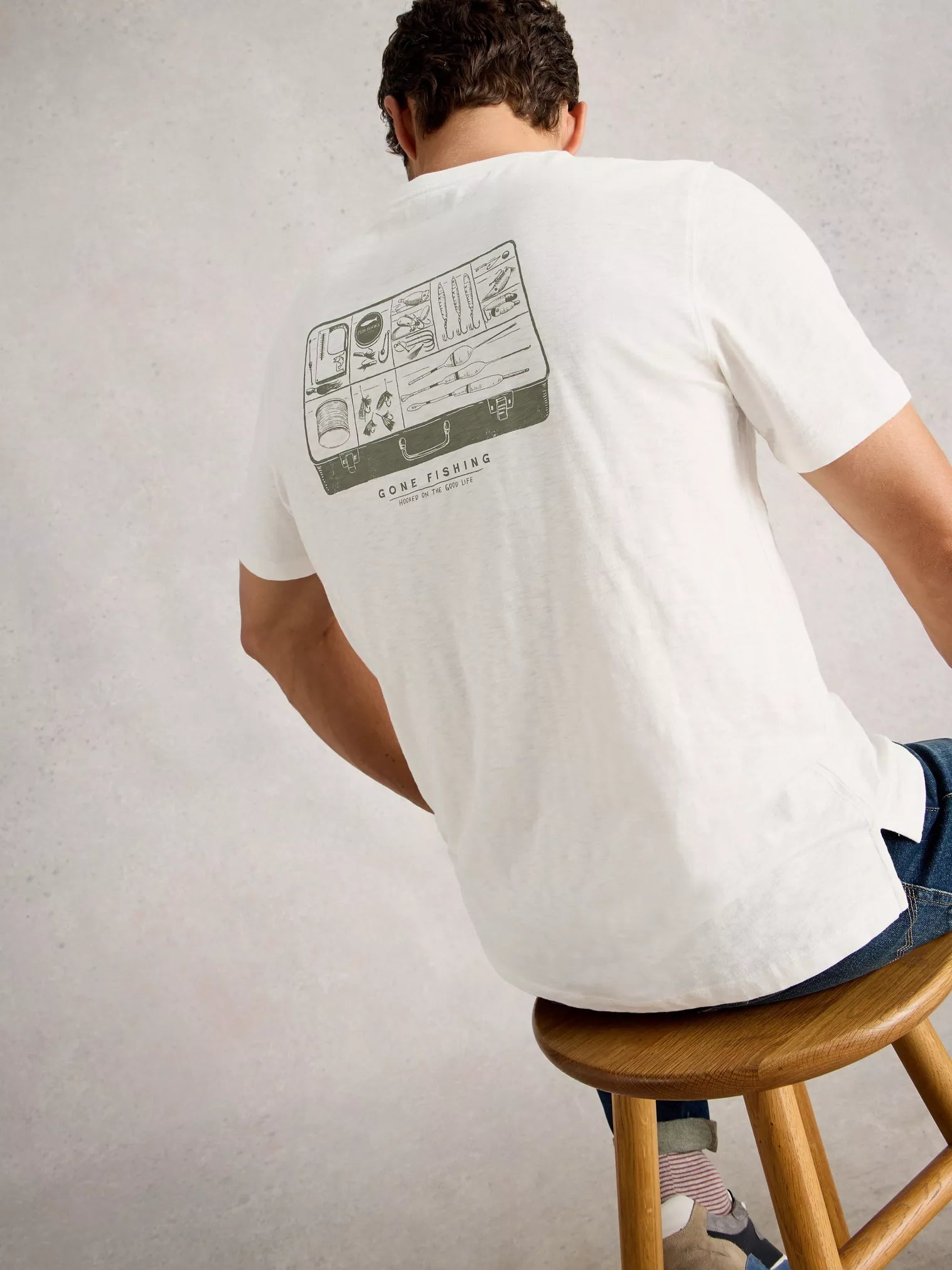 White Stuff Gone Fishing T-Shirt