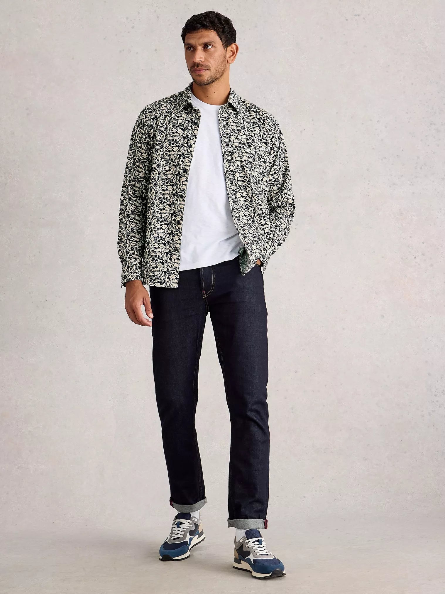 White Stuff Salcombe Fish Print Shirt