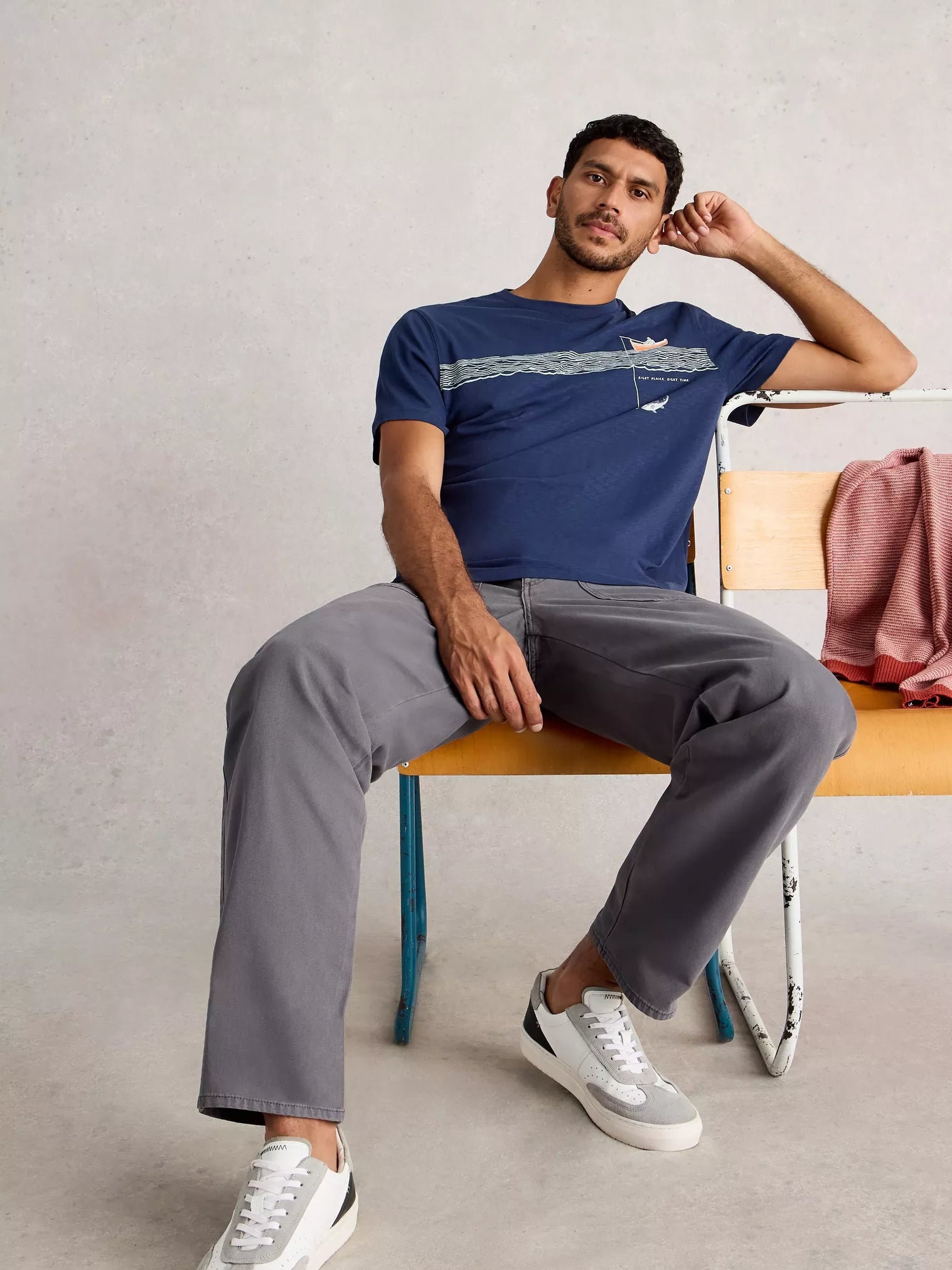 White Stuff Abersoch Boat Fishing T-Shirt