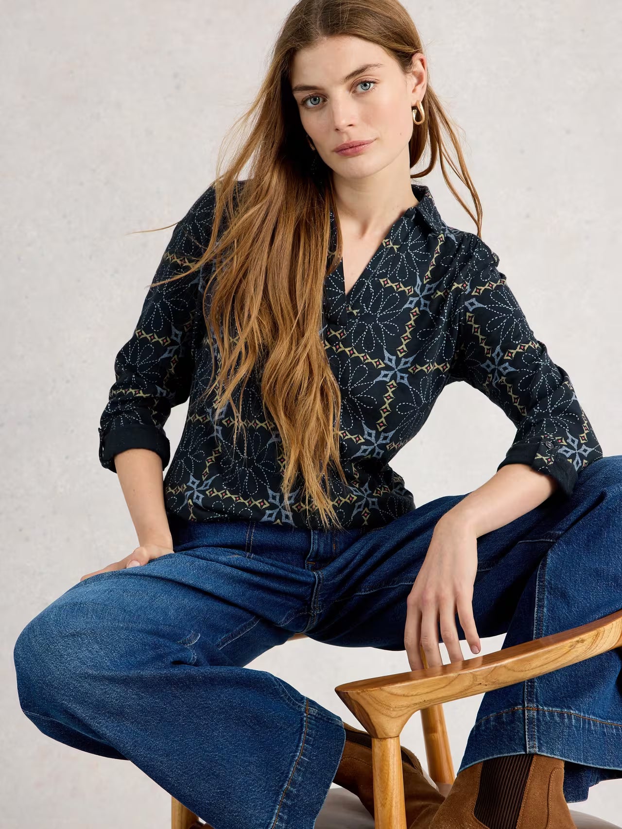 White Stuff Allie Jersey Shirt