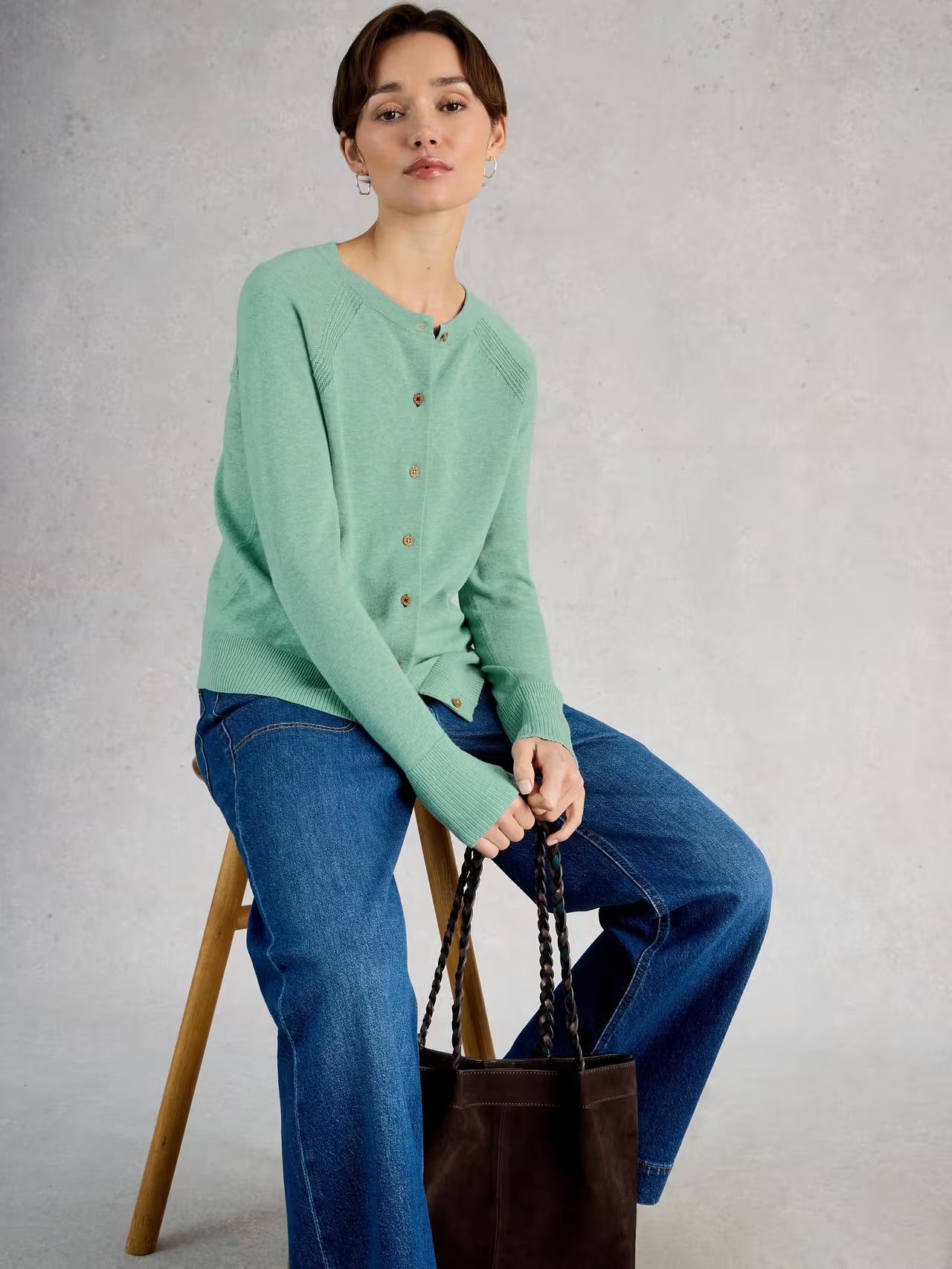 White Stuff Lulu Crew Neck Cardigan