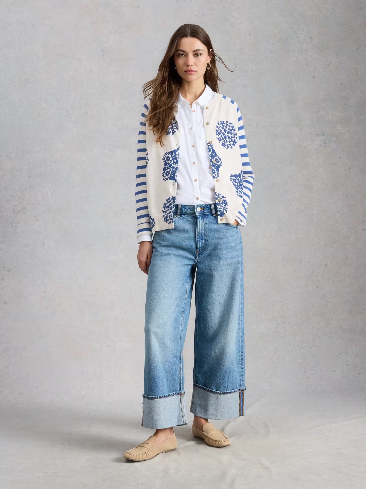 White Stuff Lulu Print Cardi