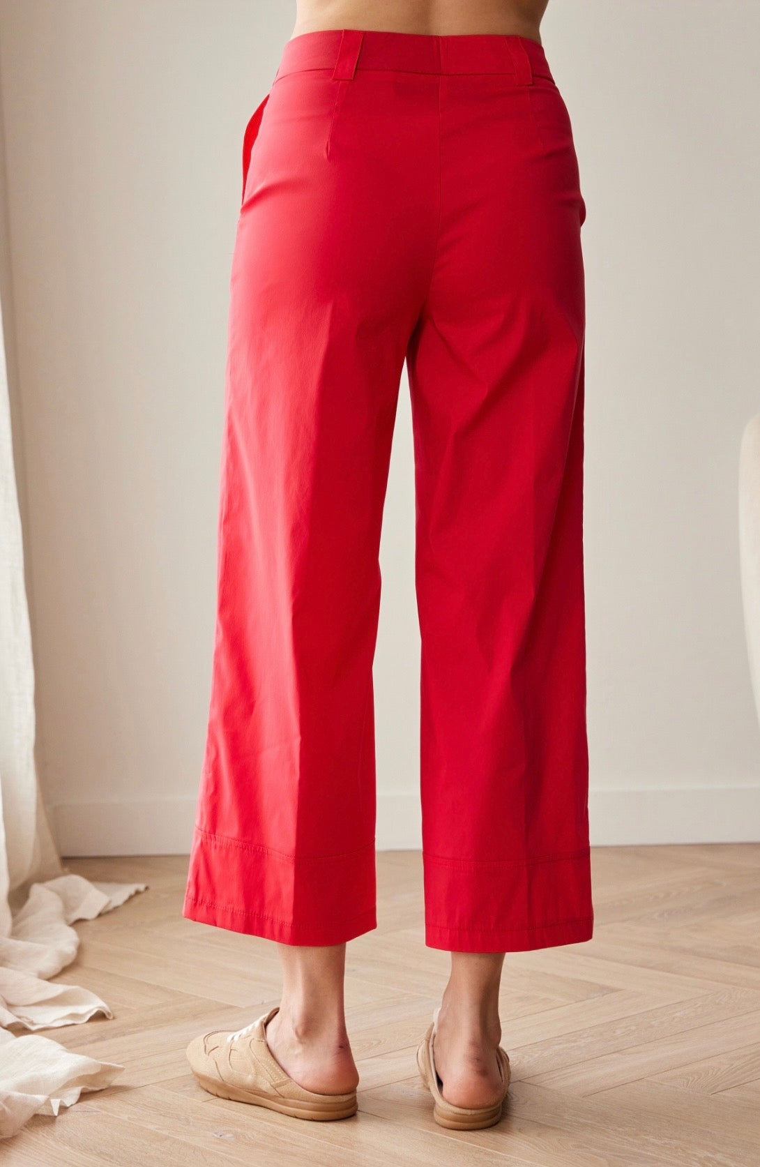 Peruzzi Cotton Hem Trouser