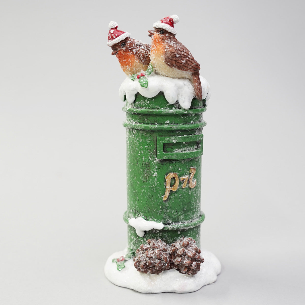 Standún Christmas Shop | Traditional Irish Christmas postbox with robins