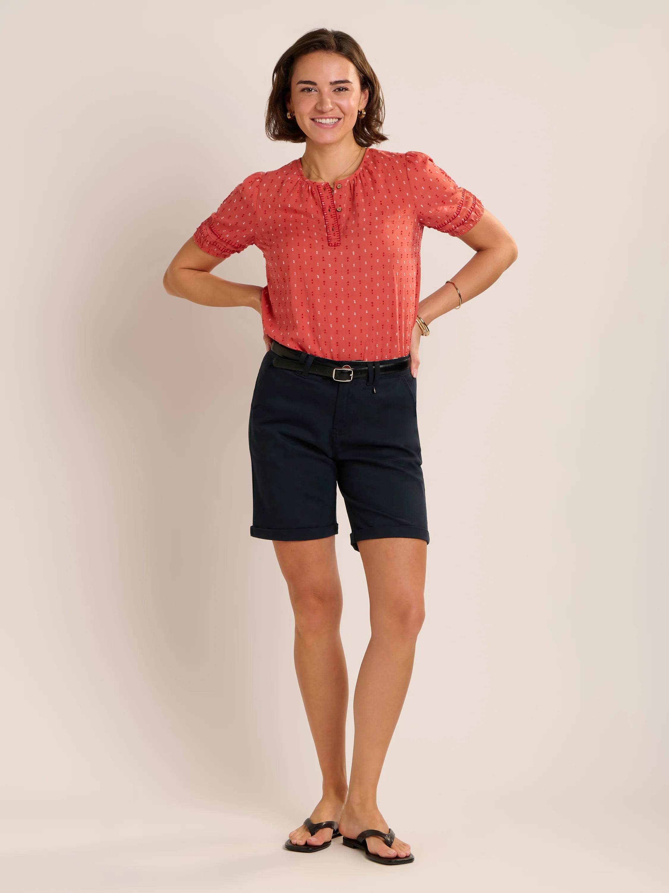 Brakeburn Shingle Dobby Blouse