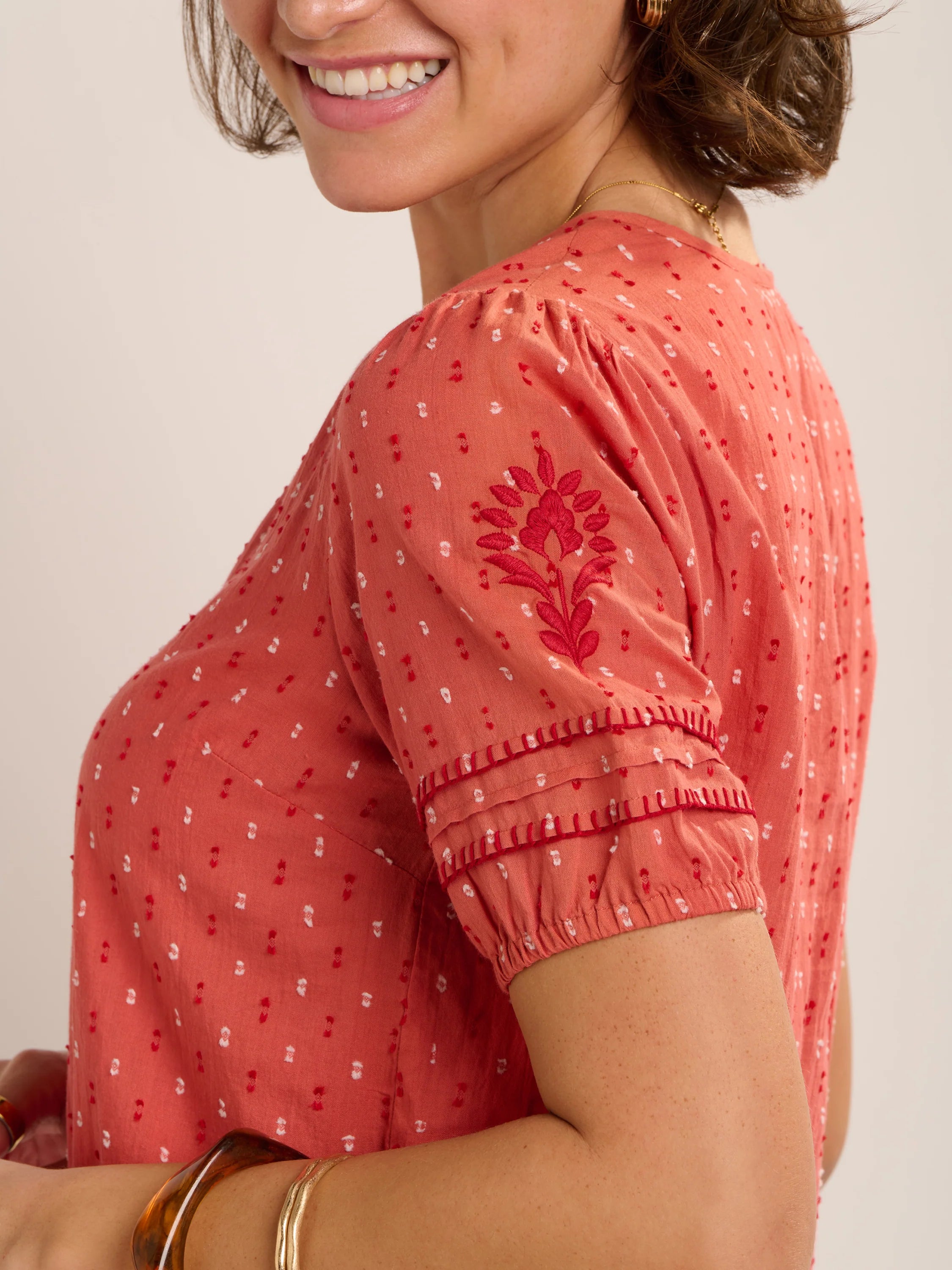 Brakeburn Shingle Dobby Blouse