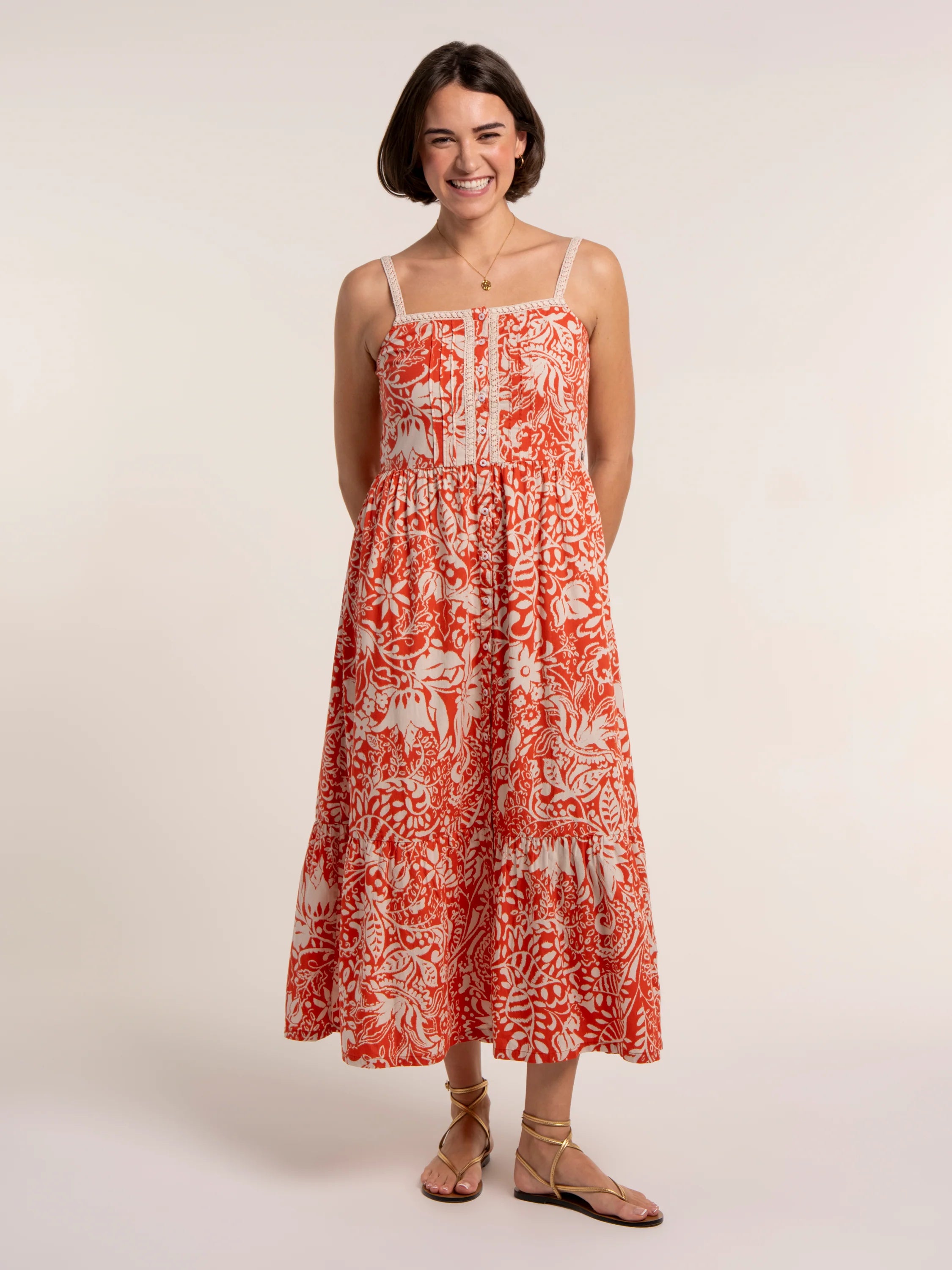 Brakeburn Catarina Floral Dress