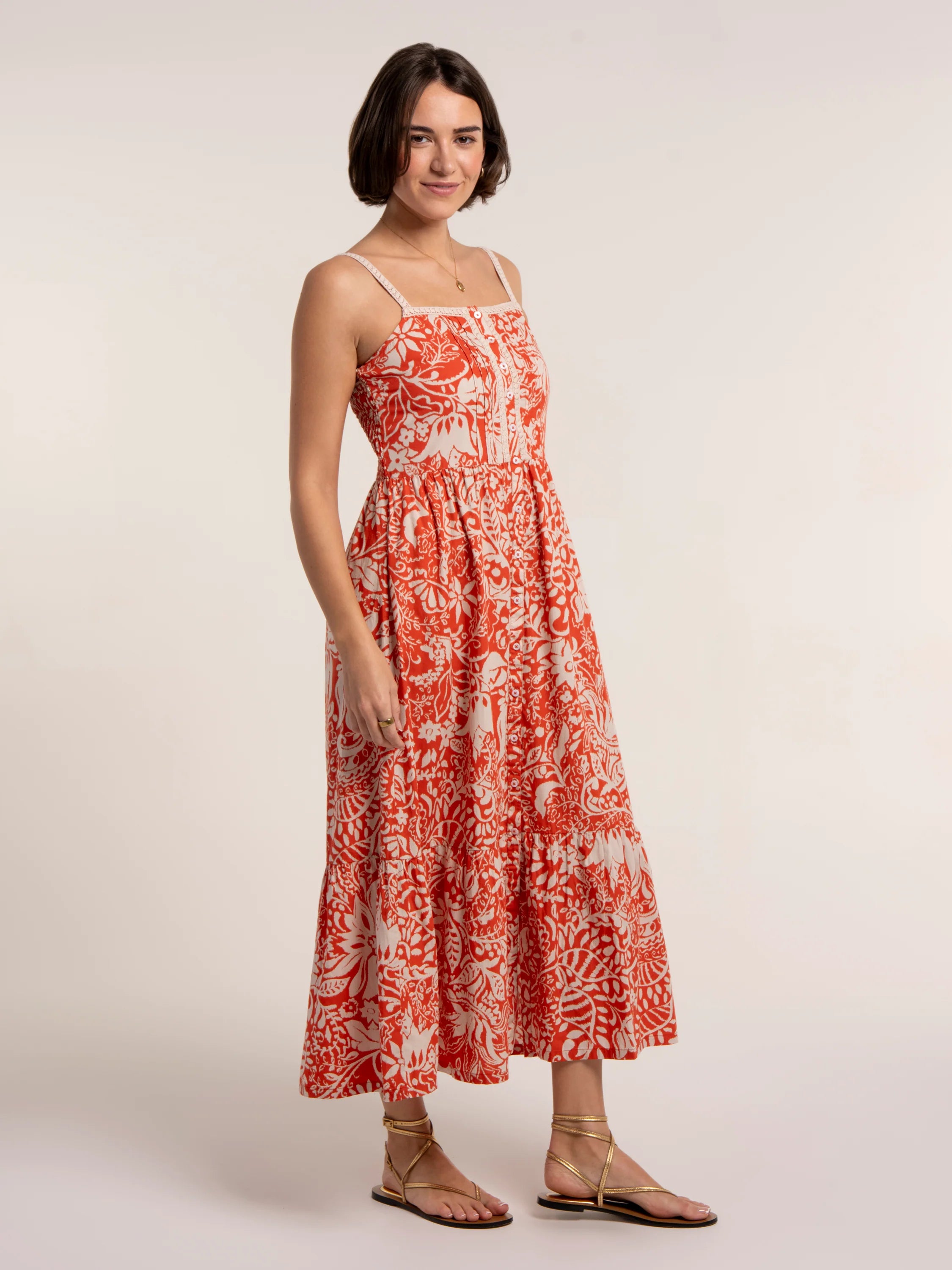 Brakeburn Catarina Floral Dress
