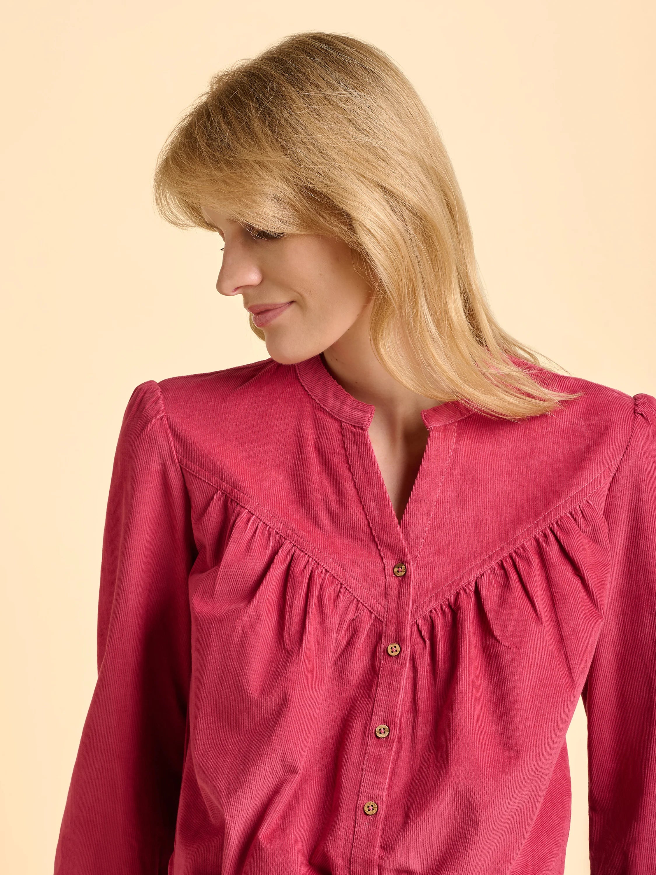Brakeburn Lindsay Cord Blouse
