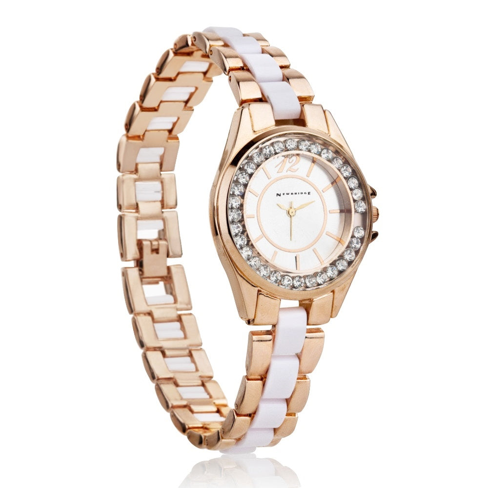 Newbridge Silverware Ladies Round Face Watch Rose