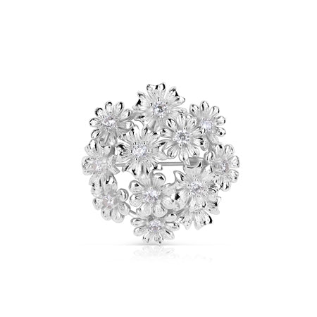 Newbridge Silverware Floral Cluster Brooch