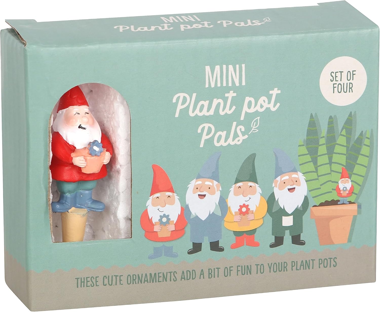 Set of 4 Mini Gnomes
