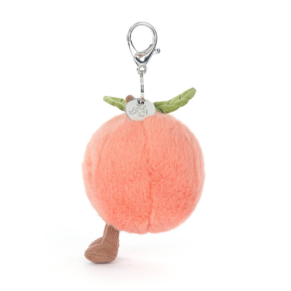 Jellycat Peach Bag Charm