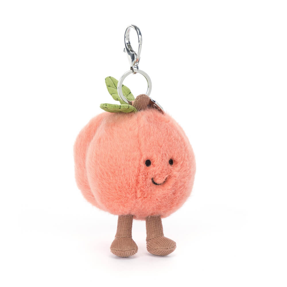 Jellycat Peach Bag Charm