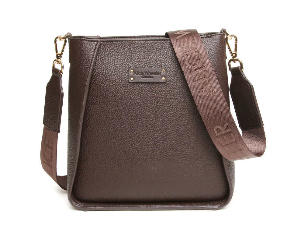 Alice Wheeler Chocolate Kensington Crossbody