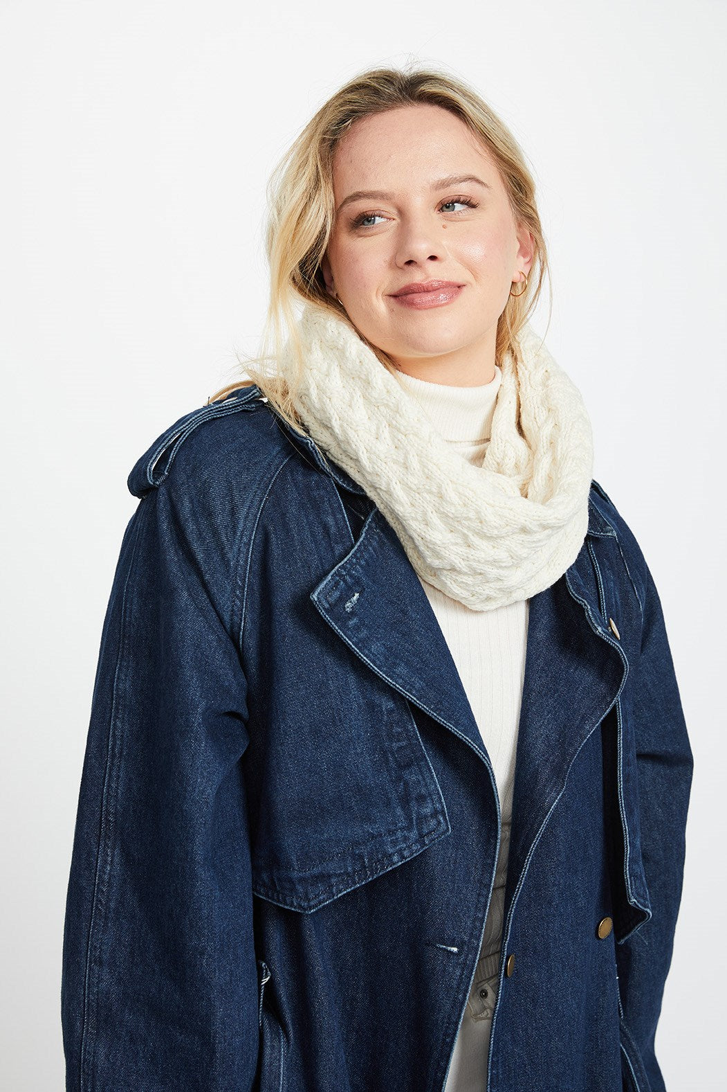 Newport Aran Cable Snood