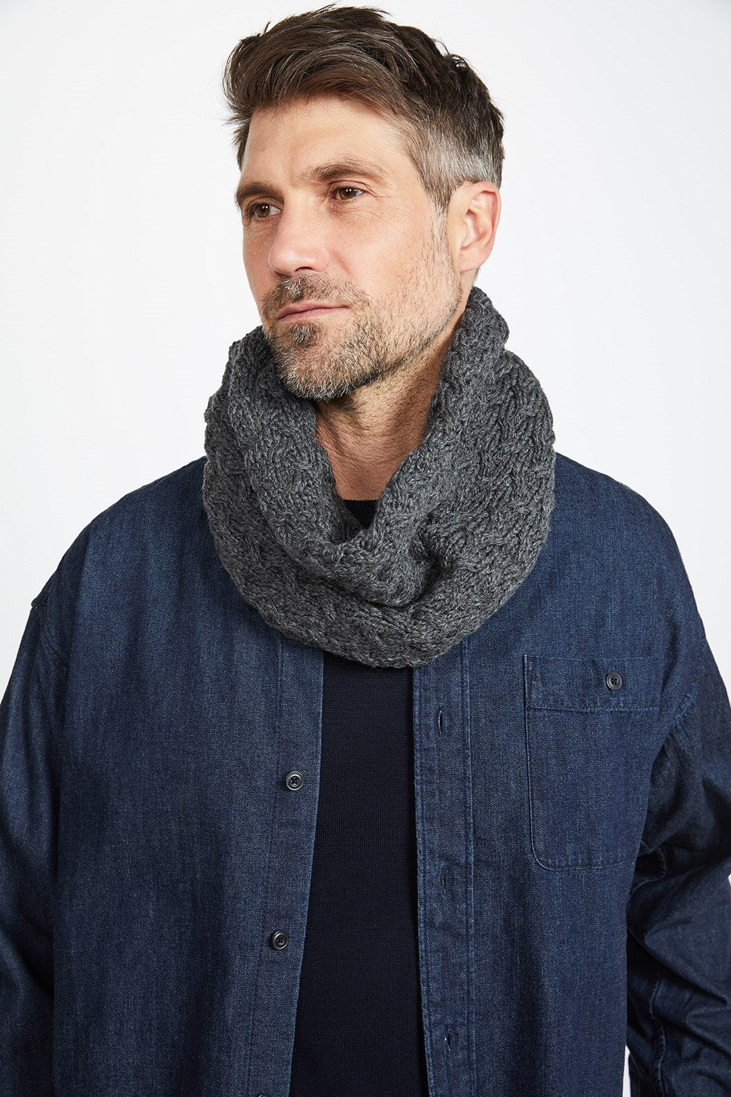 Newport Aran Cable Snood