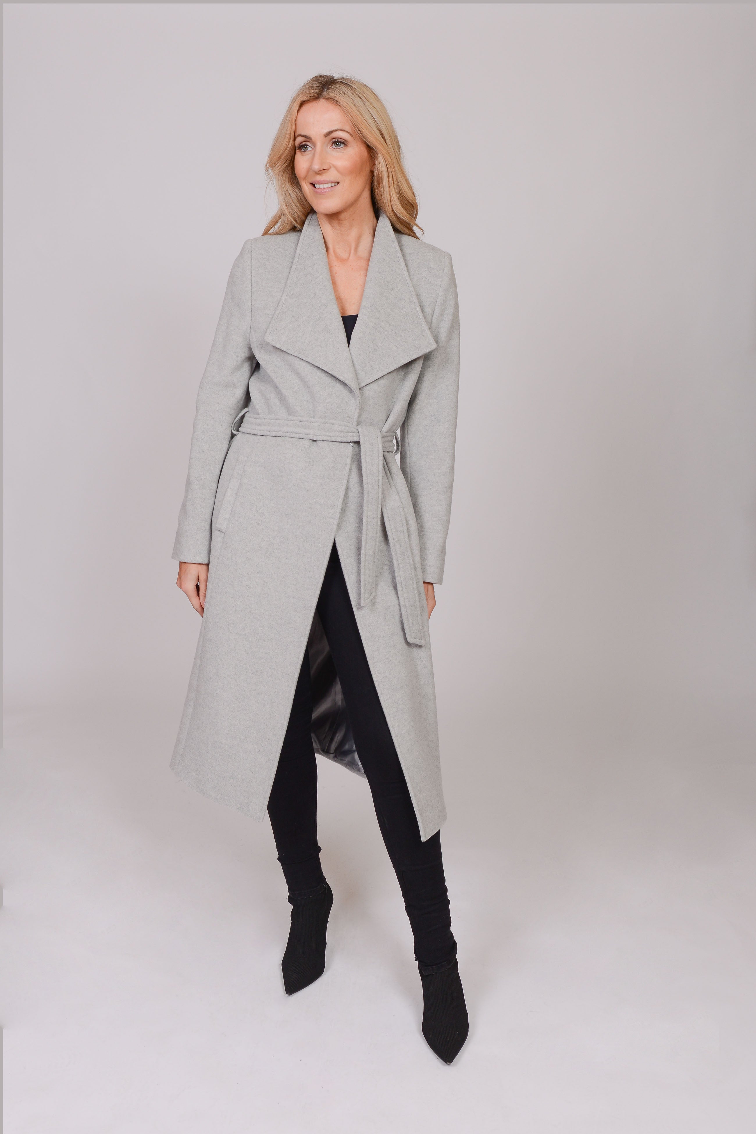 Christina Felix Belted Cashmere Coat