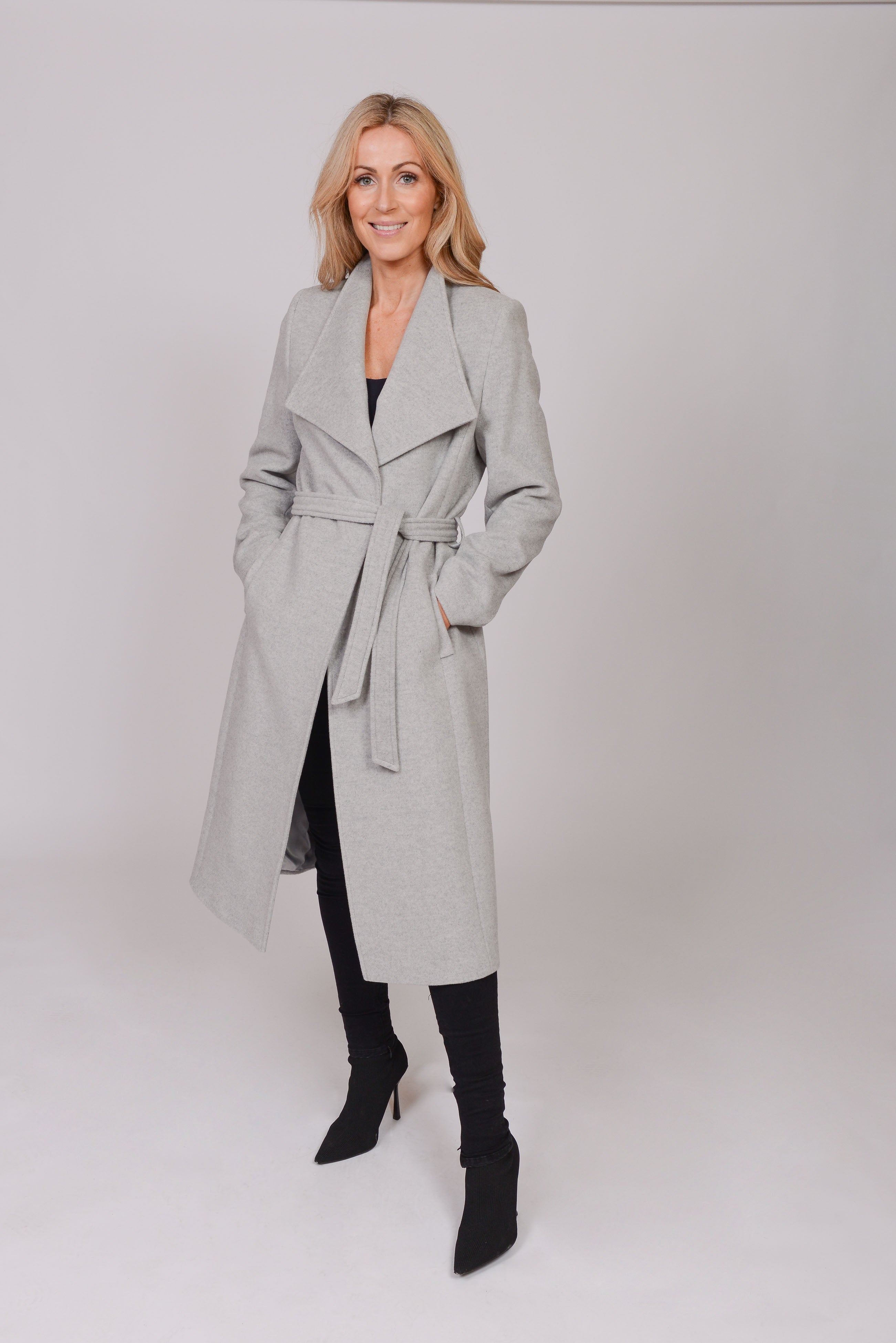 Christina Felix Belted Cashmere Coat