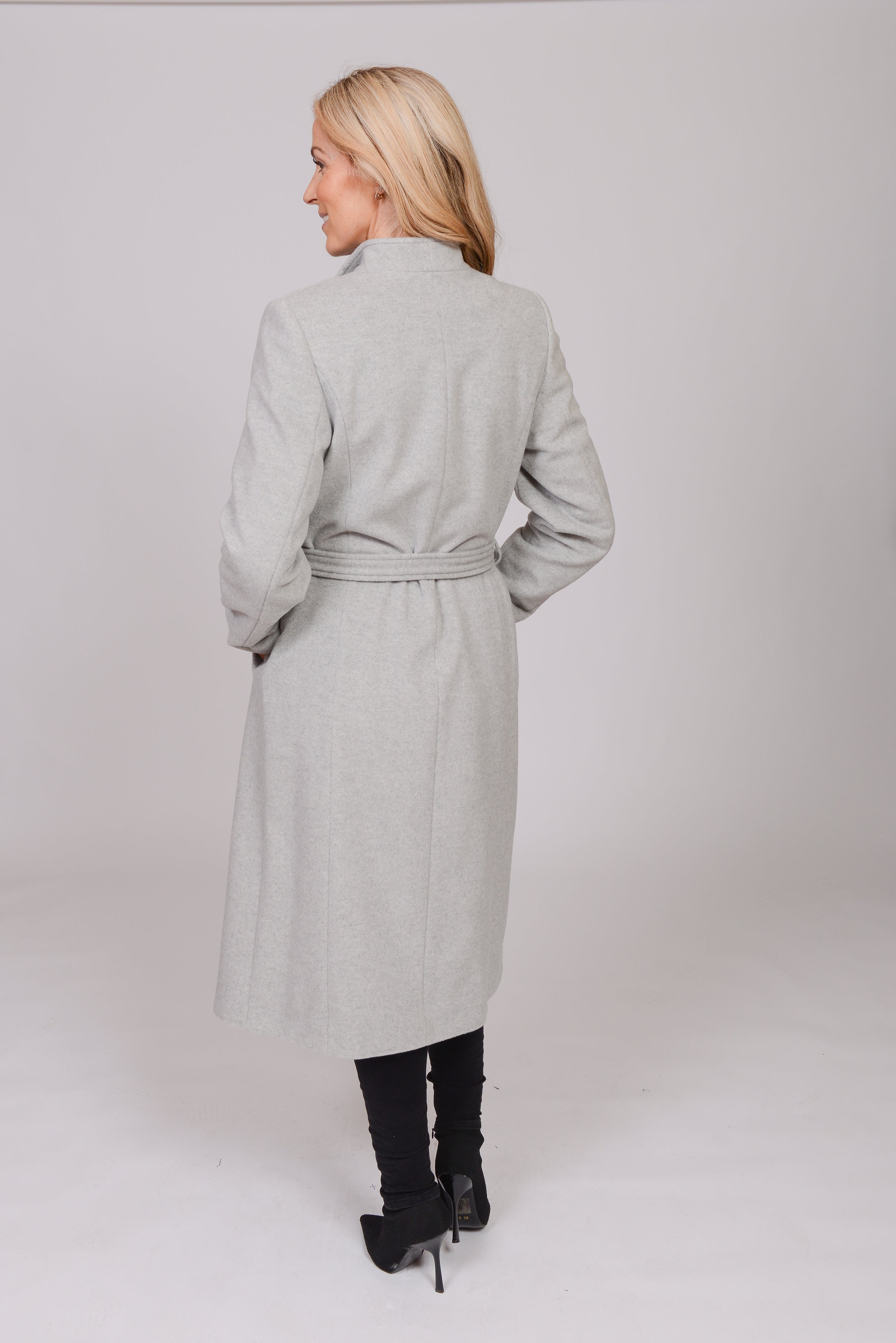 Christina Felix Belted Cashmere Coat