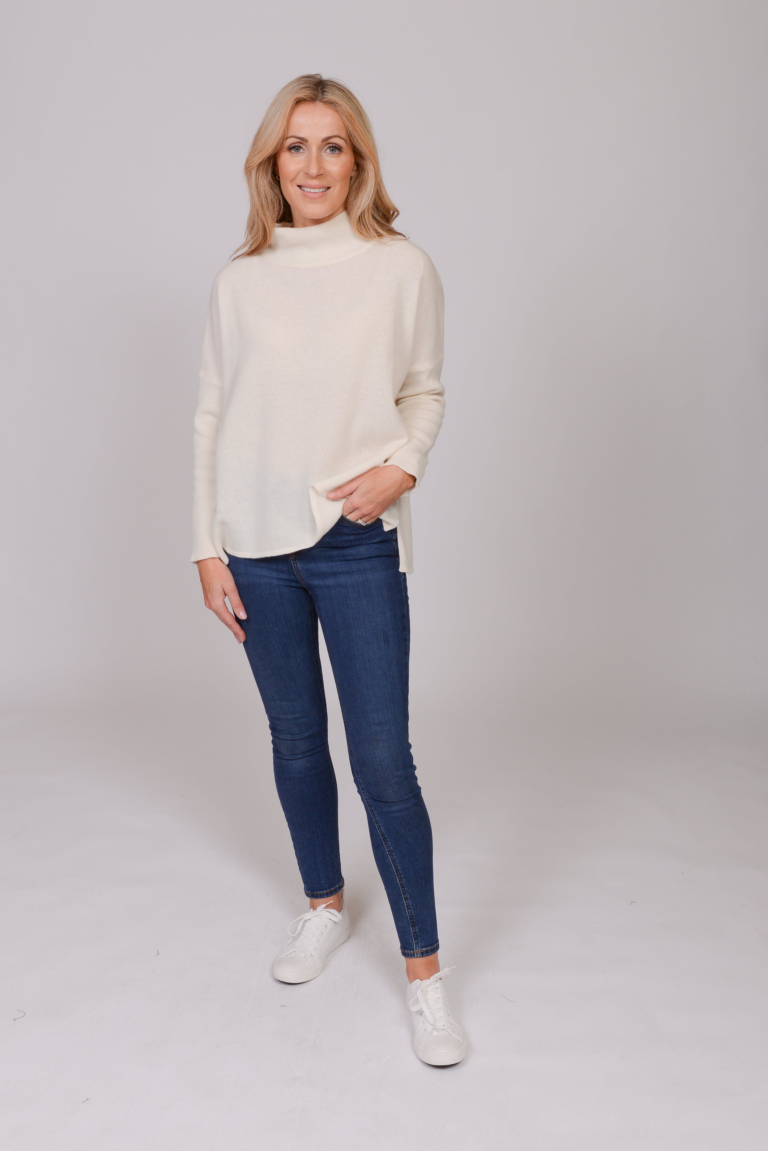The Wool Co Cashmere Blend Knit , Natural