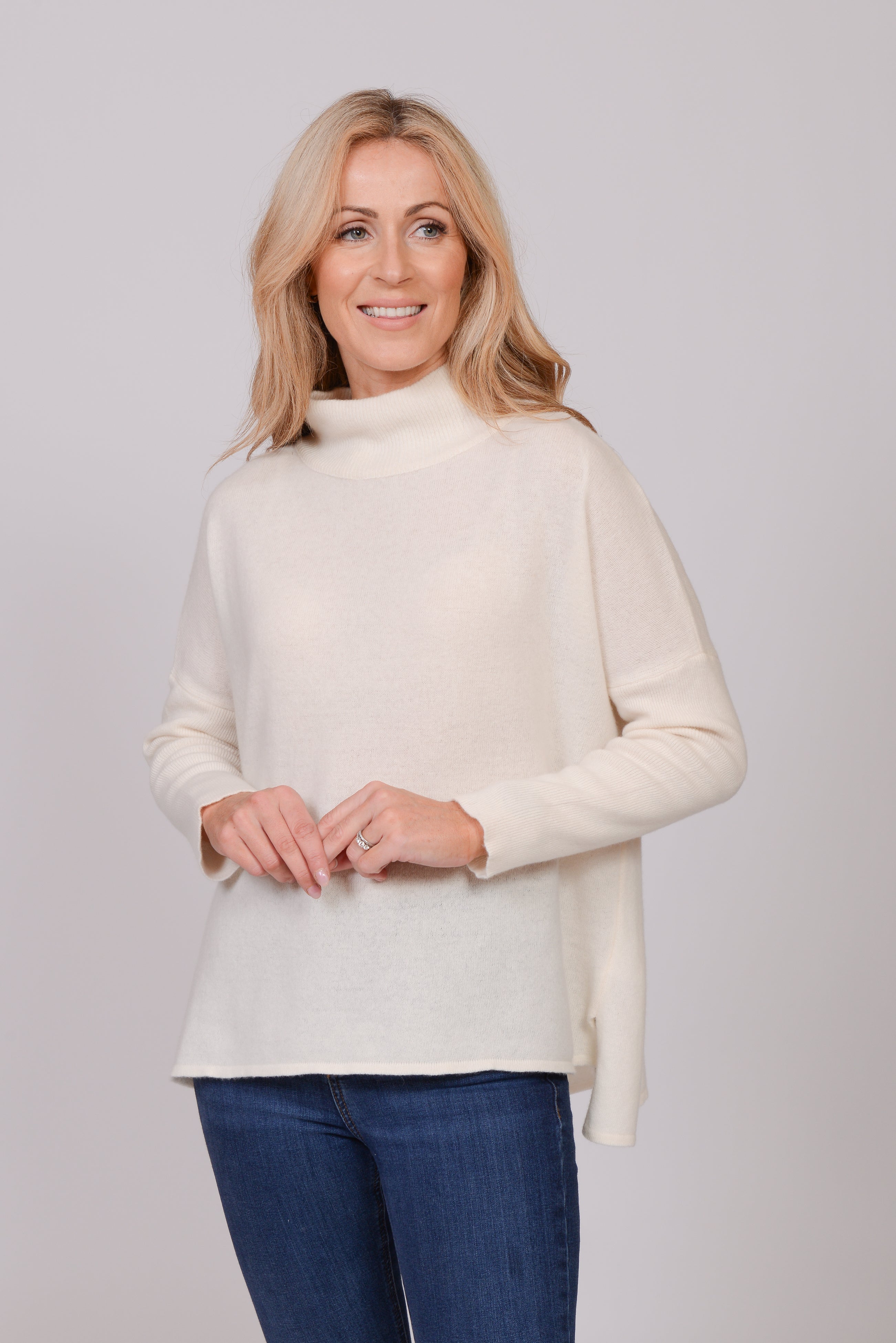 The Wool Co Cashmere Blend Knit , Natural