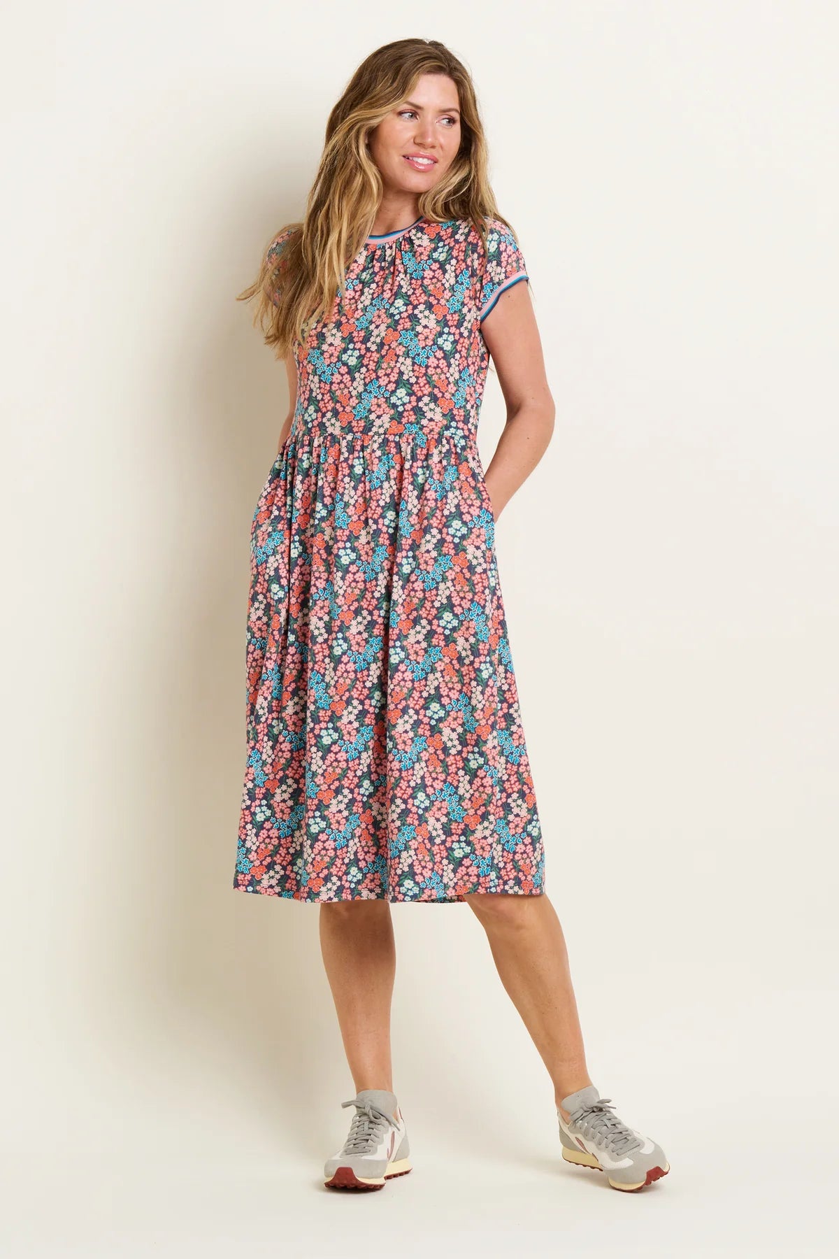 Brakeburn Millie Midi Dress , Multi